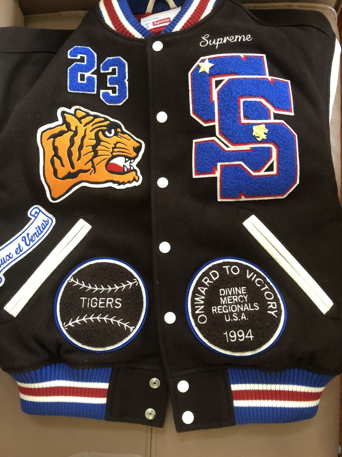 Supreme Tiger Varsity Jacket | Grailed