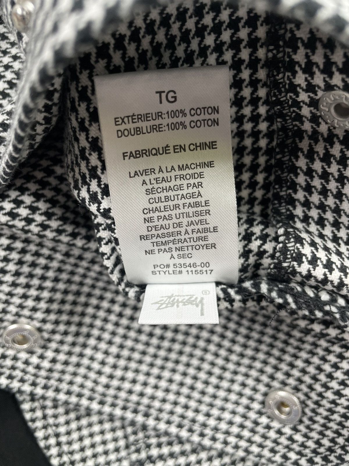 Stussy Stüssy XL Denim Vest White Black Checked Y2K Skate Swag Size US XL / EU 56 / 4 - 9 Thumbnail