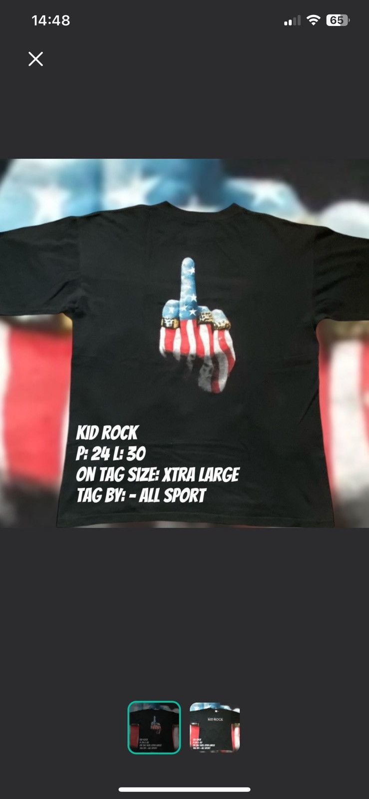 Band Tees Kid Rock Band Tee Size US XL / EU 56 / 4 - 2 Thumbnail