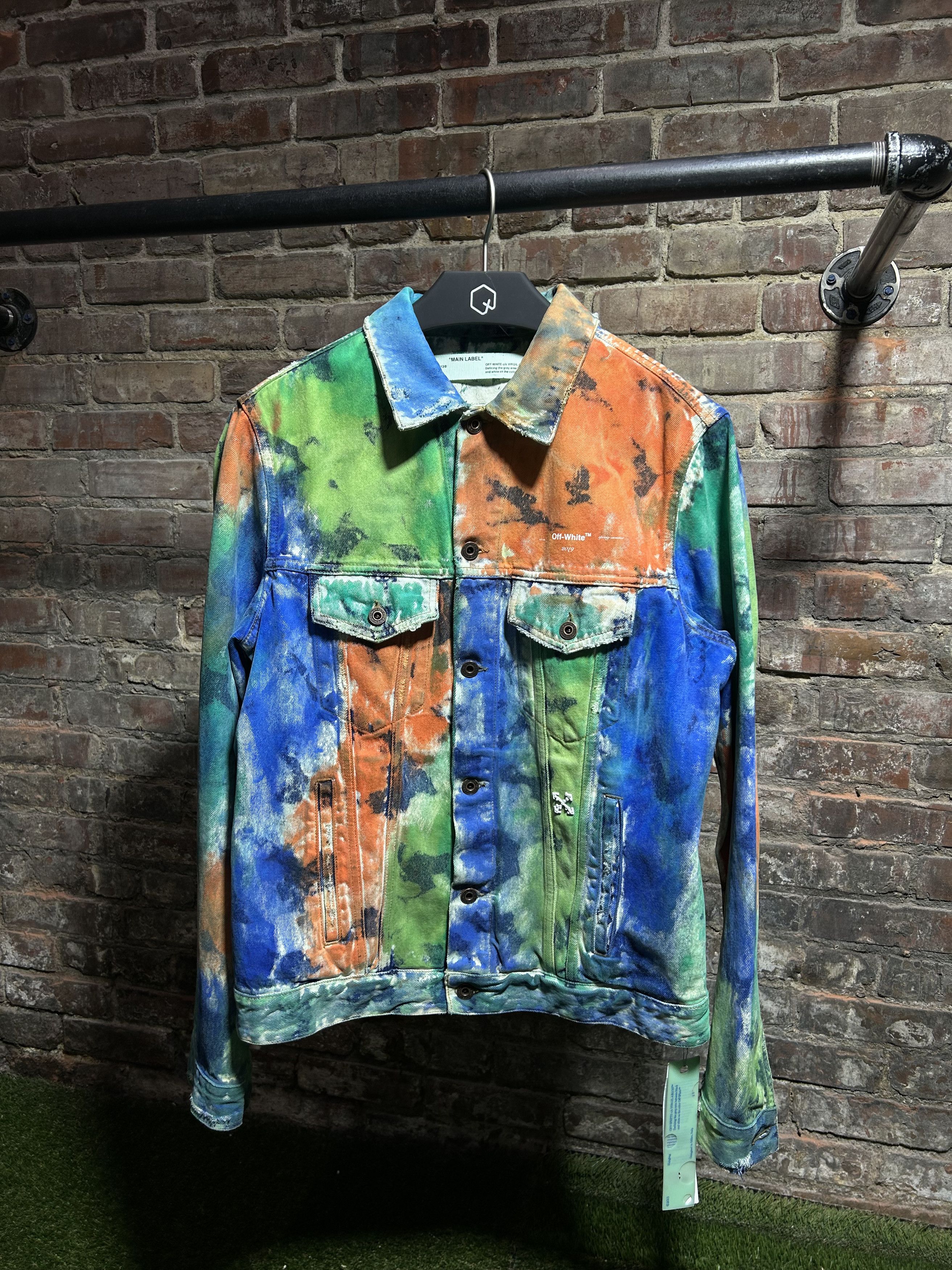 Off-White Off-White Lake Holiday Printed Painted Denim