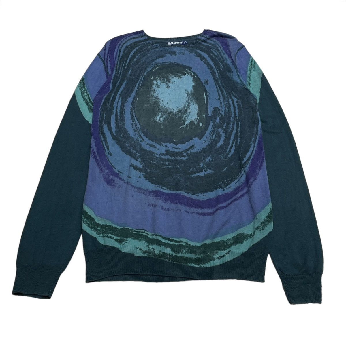 Desigual Rare Design Vintage Brand Desiqual Art Sweatshirt 2000s Size US L / EU 52-54 / 3 - 1 Thumbnail