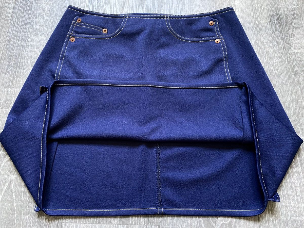 Jean Paul Gaultier Women’s Archival Gaultier Jeans Blue Polyester Mini Skirt Size 28" / US 6 / IT 42 - 9 Thumbnail