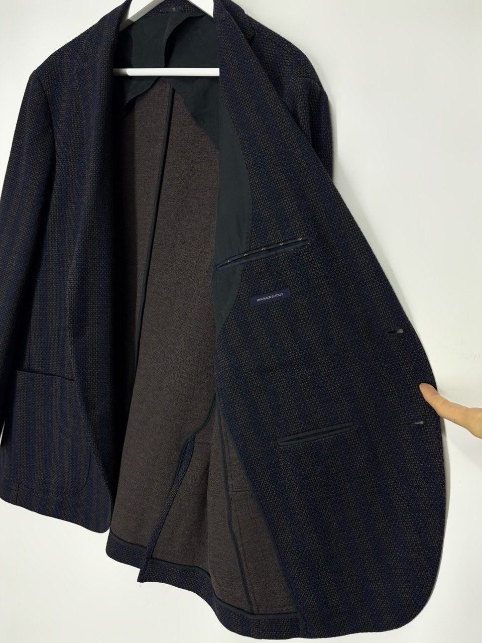 Other Sartoria Latorre Italy Design Wool Blazer Classic Luxury Size 52R - 15 Thumbnail