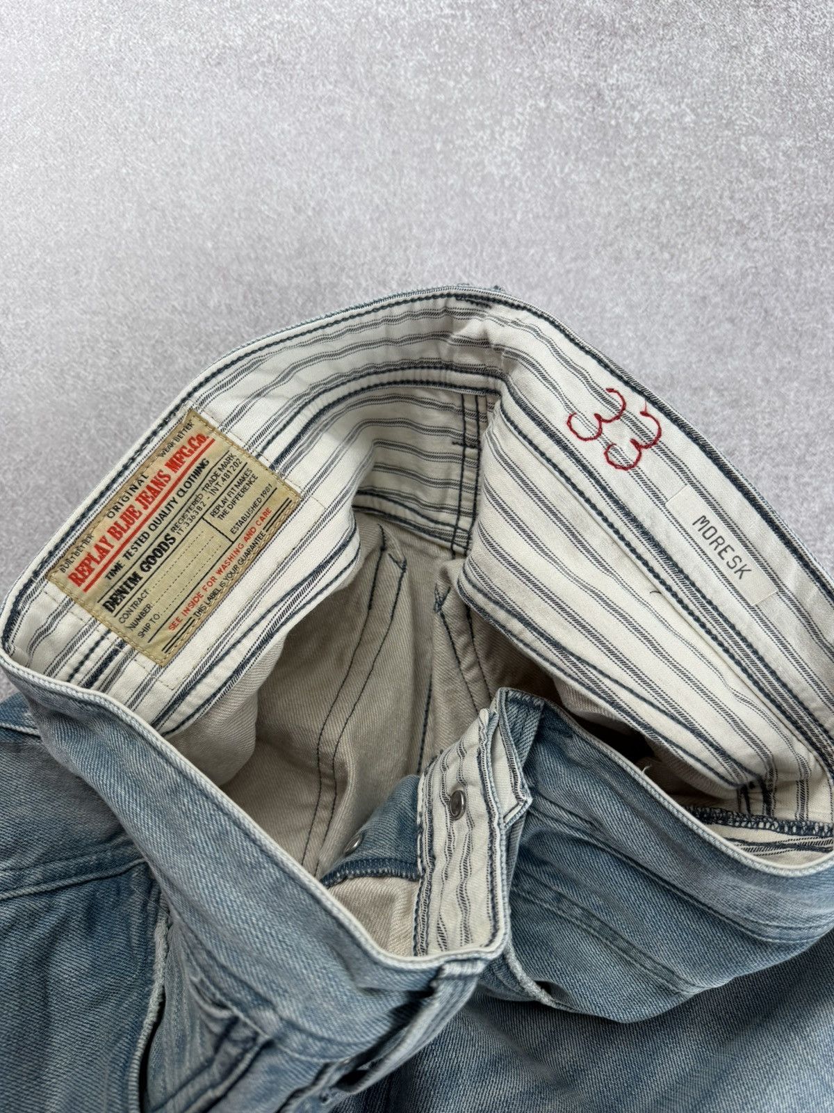 Replay Replay Moresk Denim Jeans Blue Men’s Size 33 Size US 33 - 12 Thumbnail