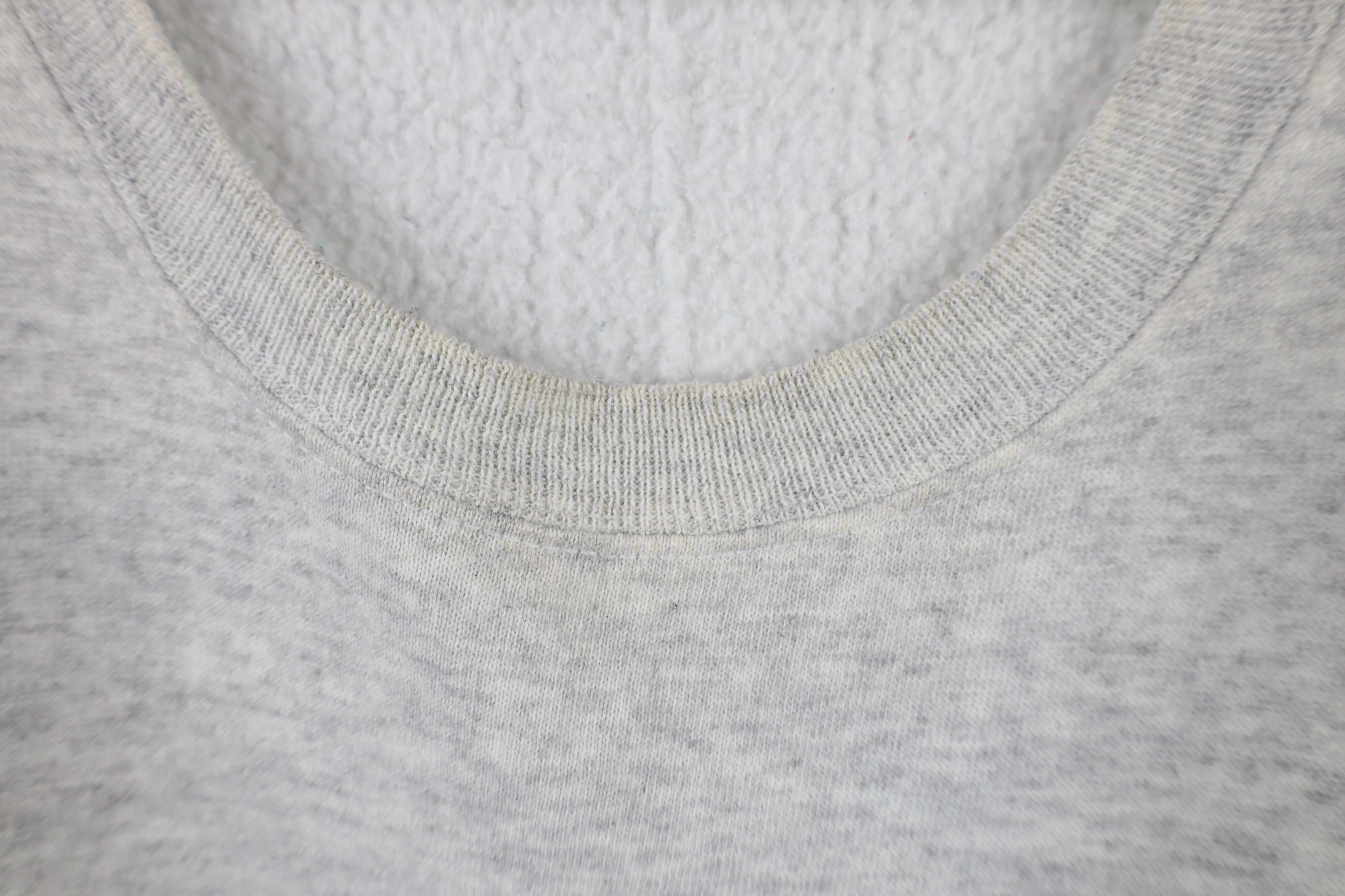 Vintage Vintage 90s Streetwear Boxy Fit Sweatshirt Heather Gray Size US XXL / EU 58 / 5 - 5 Thumbnail