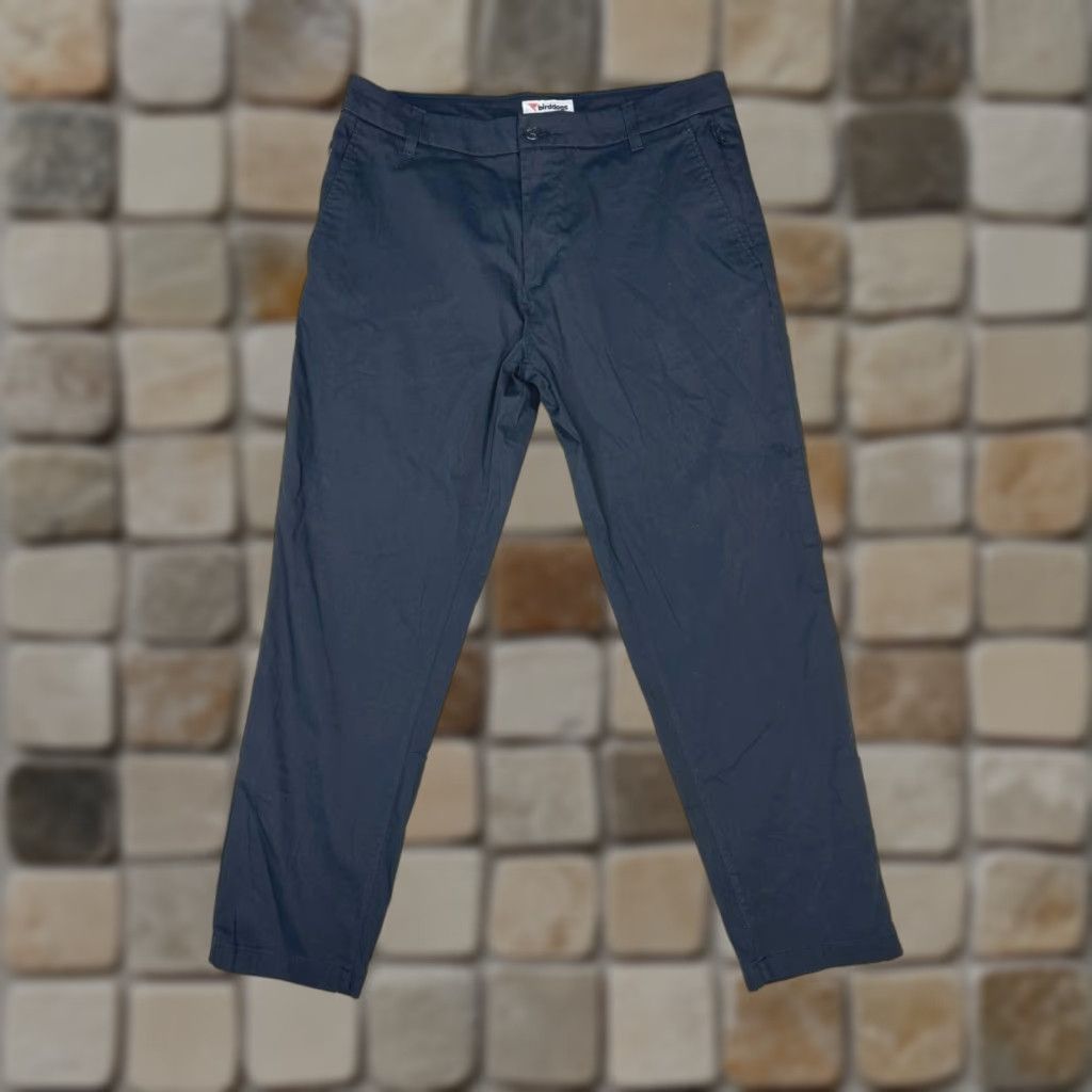 Vintage Birddogs Mens Pants Blue Cotton Nylon Spandex Mid Rise Straight Leg 34x28 Casual Travel Modern Chin o? Size US 34 / EU 50 - 1 Thumbnail