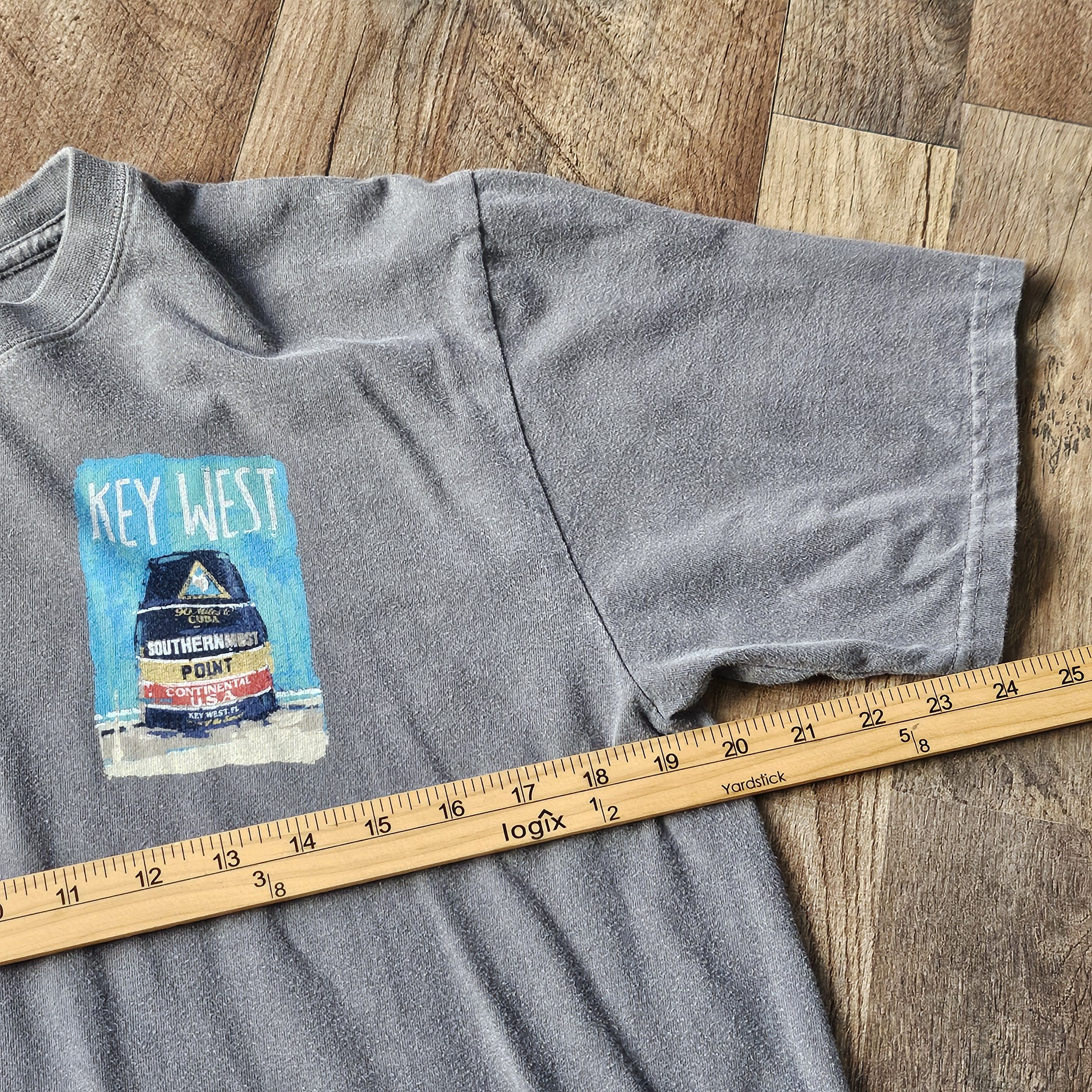Vintage Vtg Crazy Shirts Hawai'i Original Key West T shirt Size US M / EU 48-50 / 2 - 7 Thumbnail