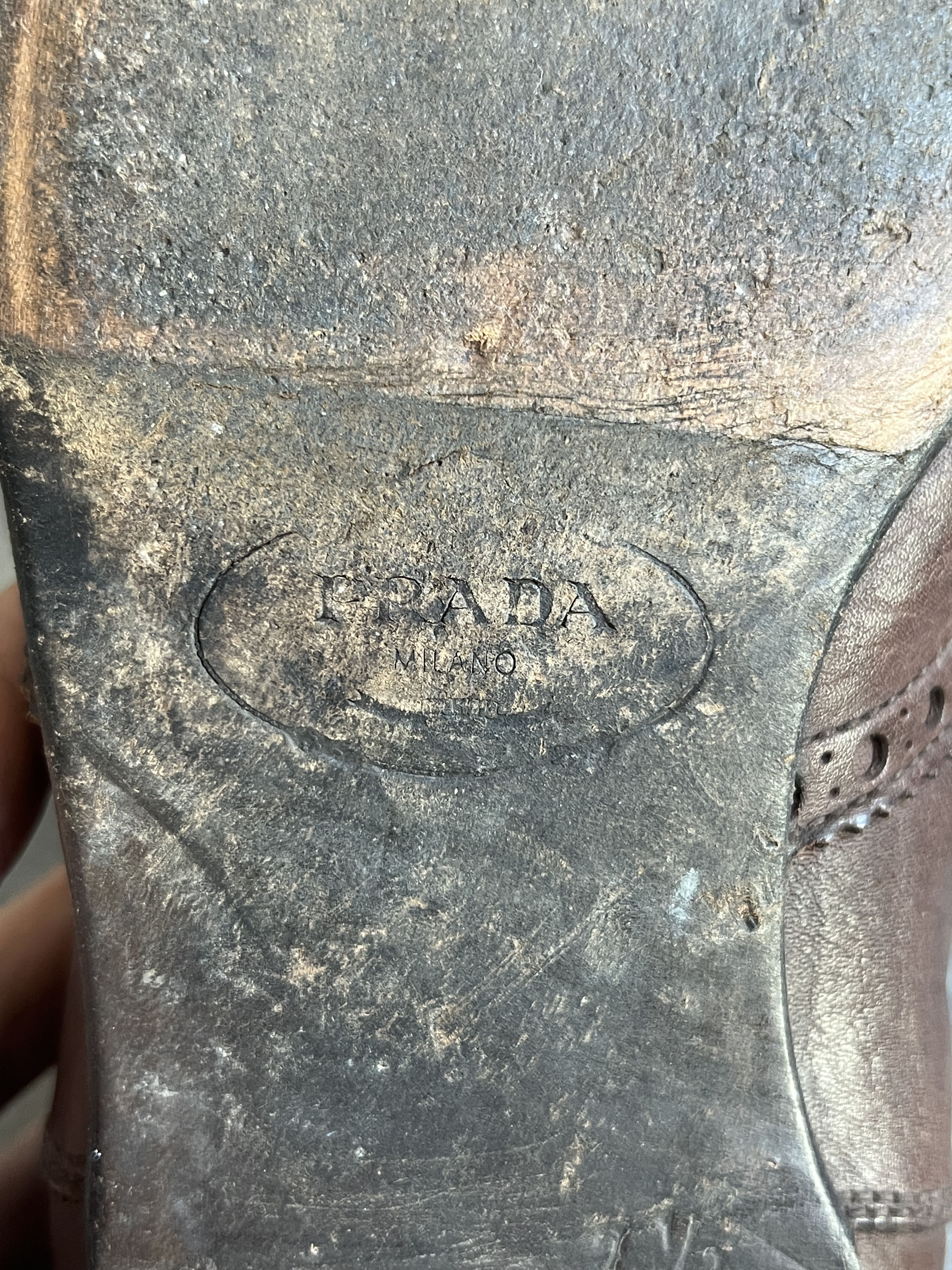 Prada Prada Milano Brown Wingtip Chelsea Boots Size 7.5 Size US 7.5 / EU 40-41 - 10 Thumbnail