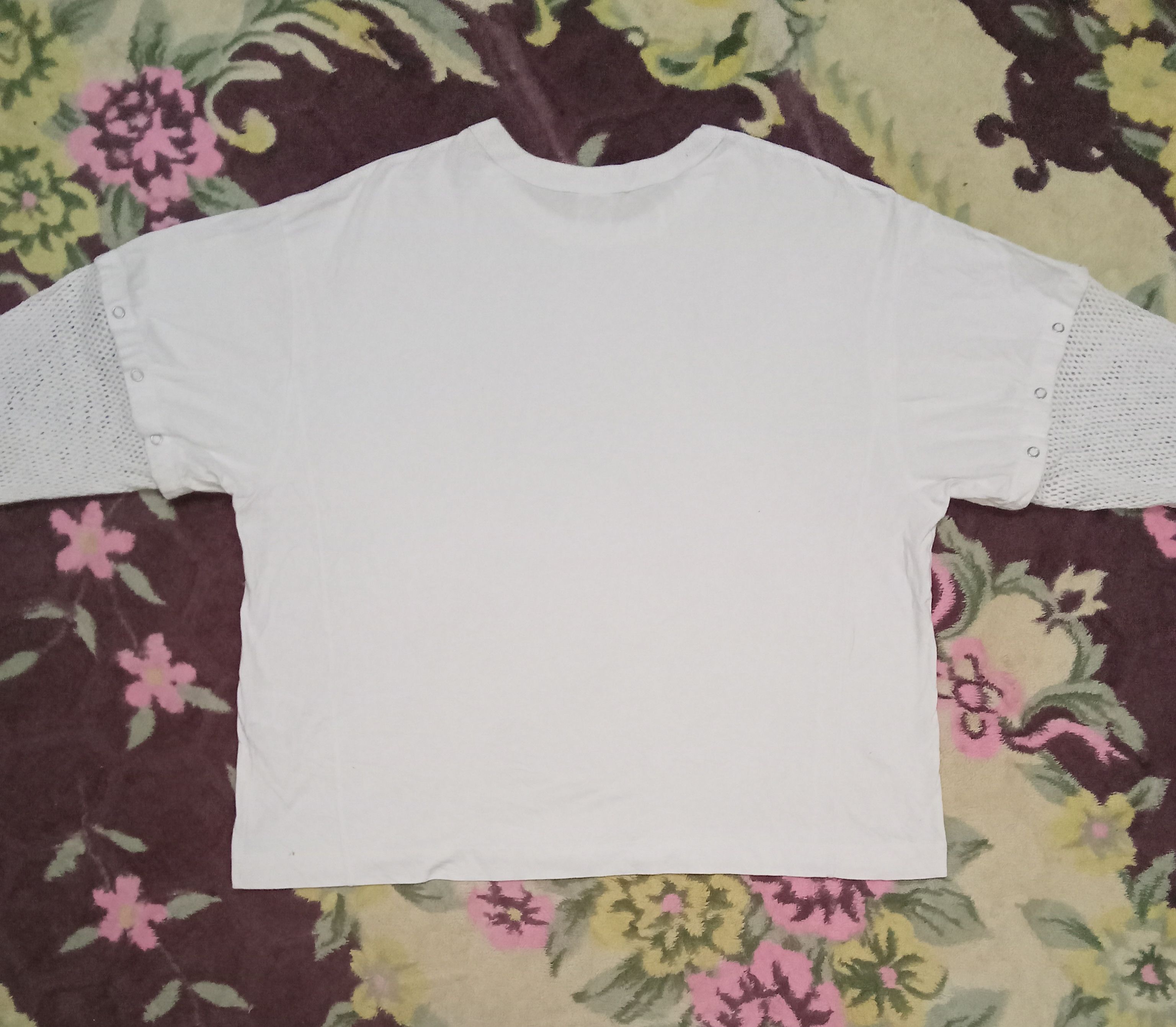 Japanese Brand RNA Alternative Rare Design Mesh Sleeve Oversized T Shirt Size US M / EU 48-50 / 2 - 6 Thumbnail