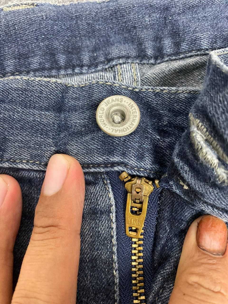 Japanese Brand japanese brand worker cargo denim distressed Size US 36 / EU 52 - 9 Thumbnail