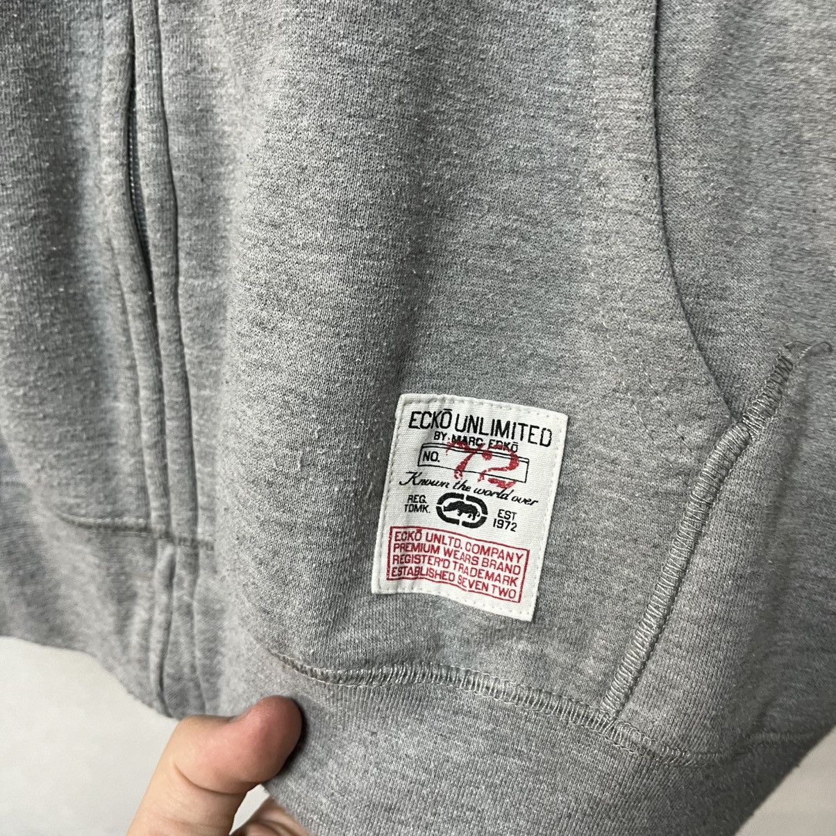 Ecko Unltd. Ecko unltd Zip Hoodie Big Logo Sweatshirt Size US XL / EU 56 / 4 - 8 Thumbnail