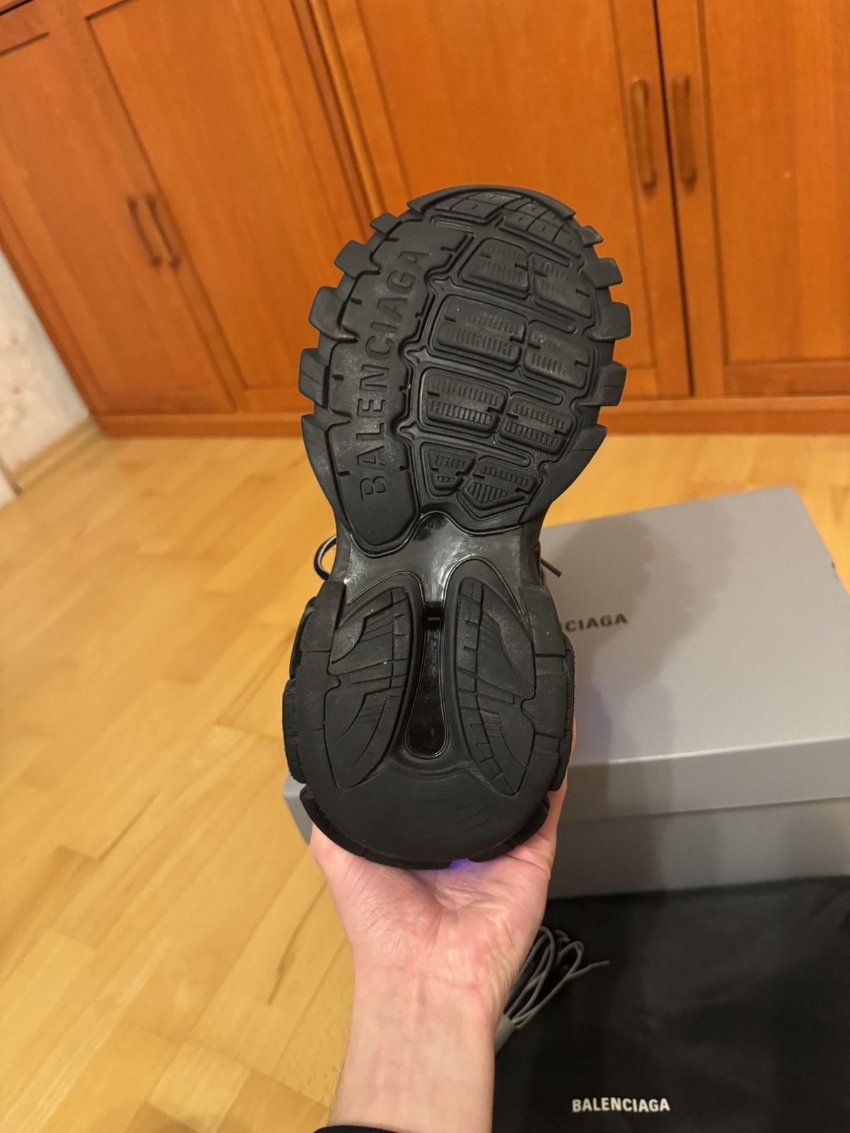 Balenciaga Balenciaga LED Track Triple Black Size US 7 / EU 40 - 8 Thumbnail