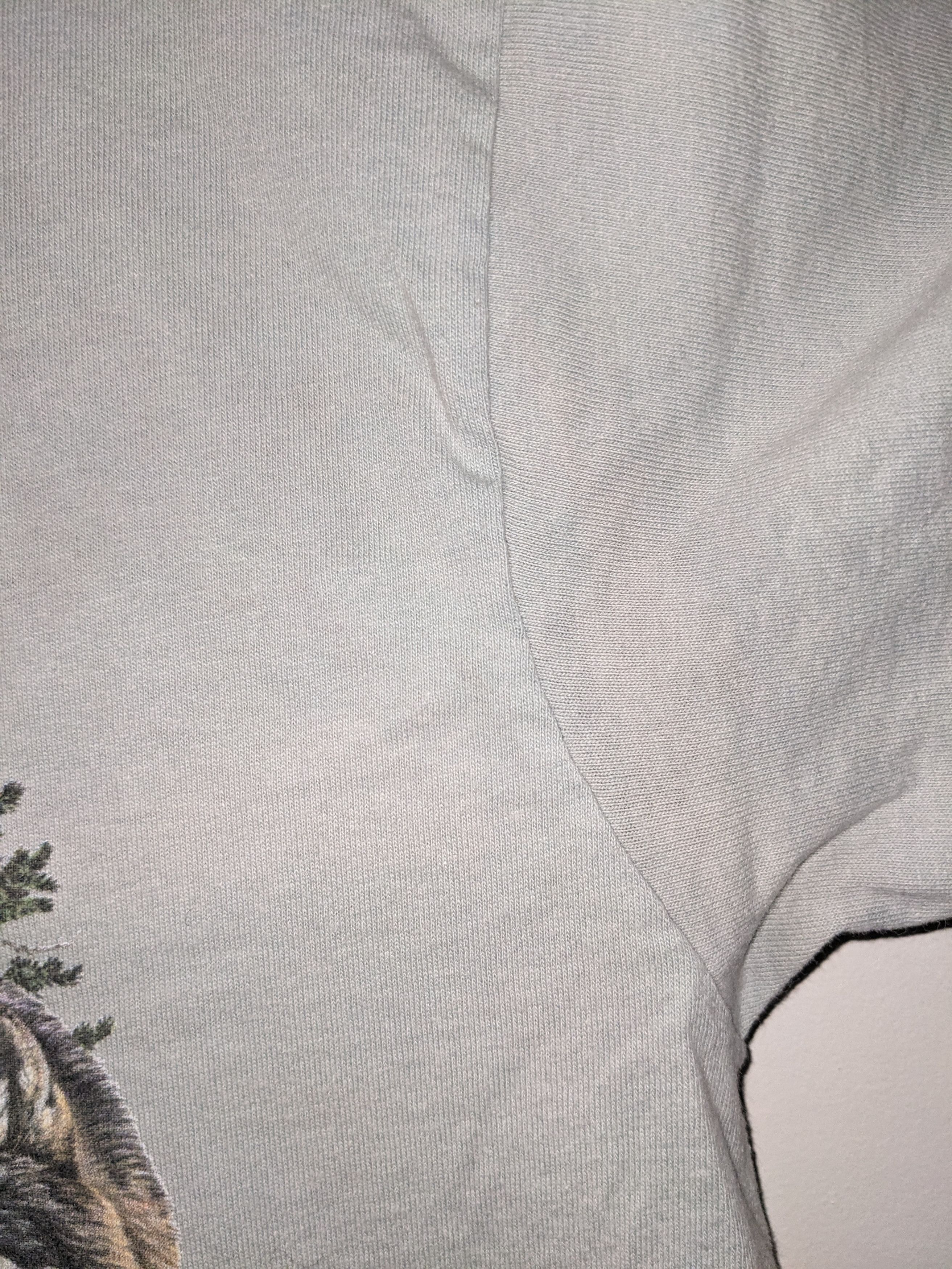 Vintage Vintage 90s Wolf Animal Nature Knobles Pennsylvania T-Shirt Size US L / EU 52-54 / 3 - 5 Thumbnail