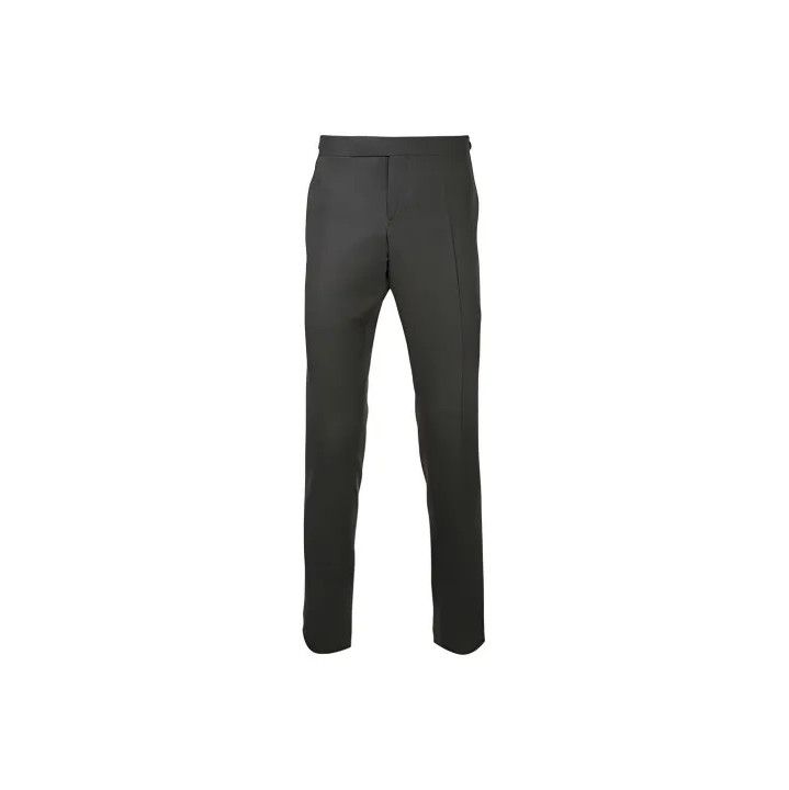 Thom Browne Thom Browne Gray Wool Ankle-Length Pants Size 26" / US 2 / IT 38 - 1 Thumbnail