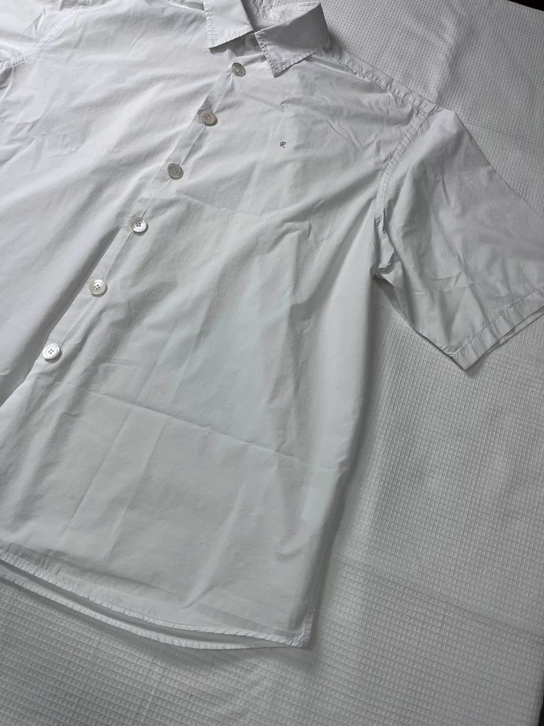 Raf Simons Raf simons White embroidered short-sleeved shirt Size US M / EU 48-50 / 2 - 3 Thumbnail