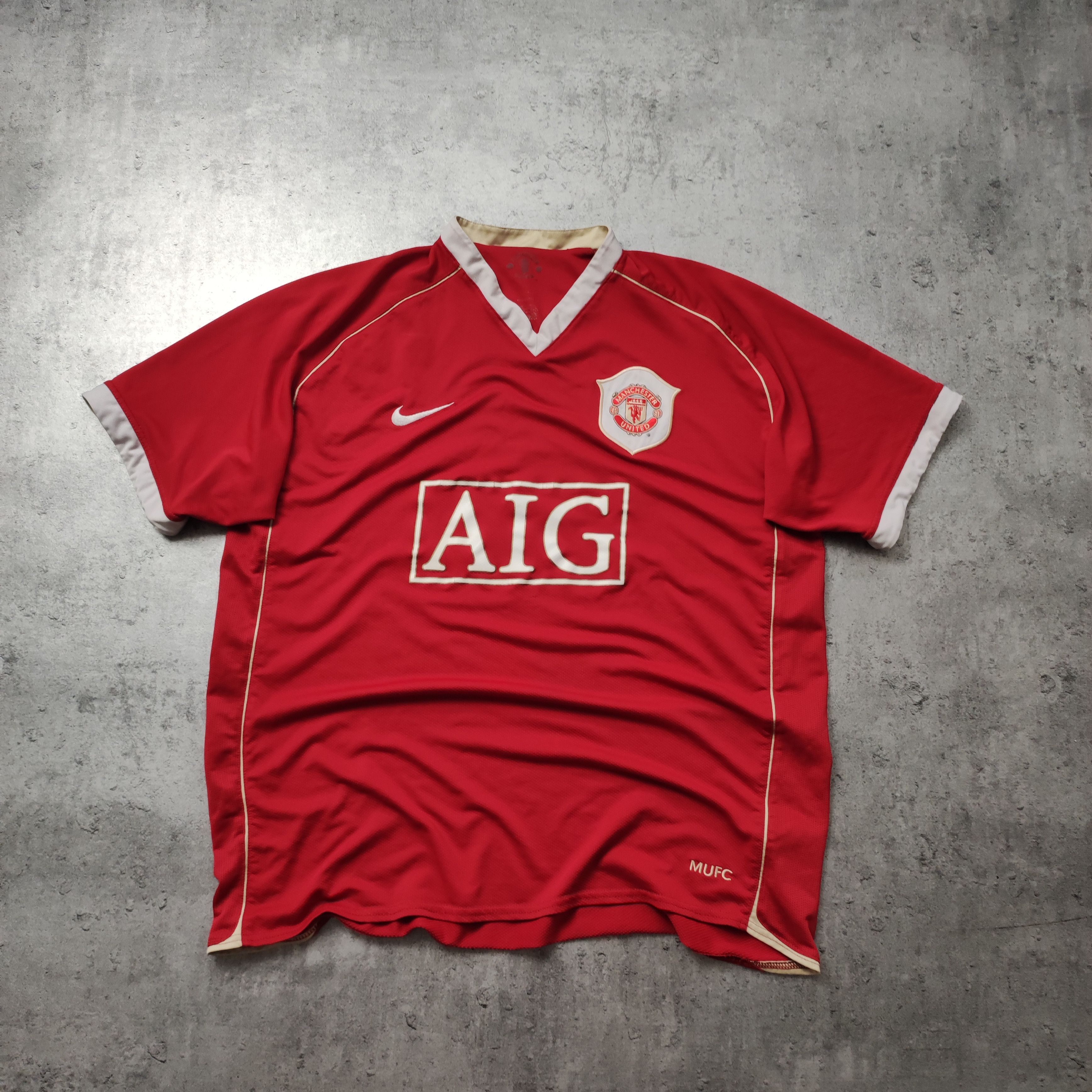 Vintage Vintage RARE 2006/07 Nike x Manchester United Home Jersey Size US M / EU 48-50 / 2 - 2 Thumbnail