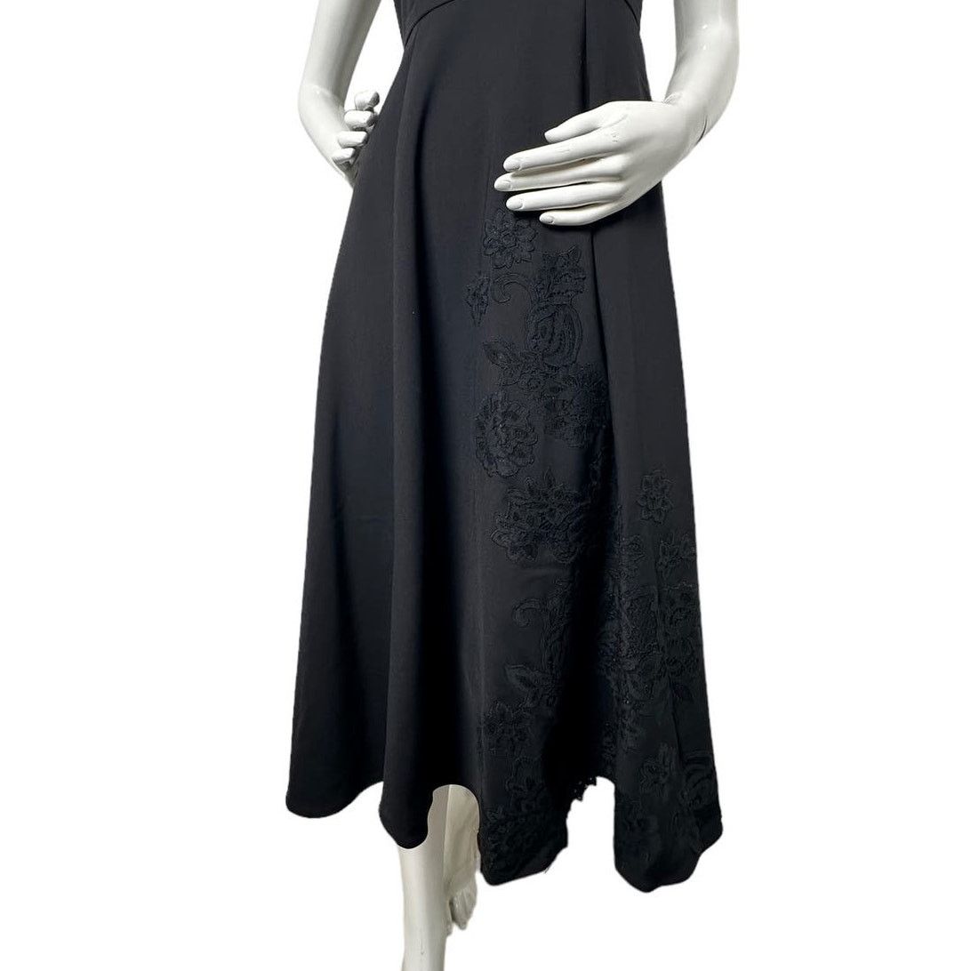 Kate Spade Kate Spade Floral Lace Appliqué Mainline Dress Black Size 4 Size S / US 4 / IT 40 - 7 Thumbnail