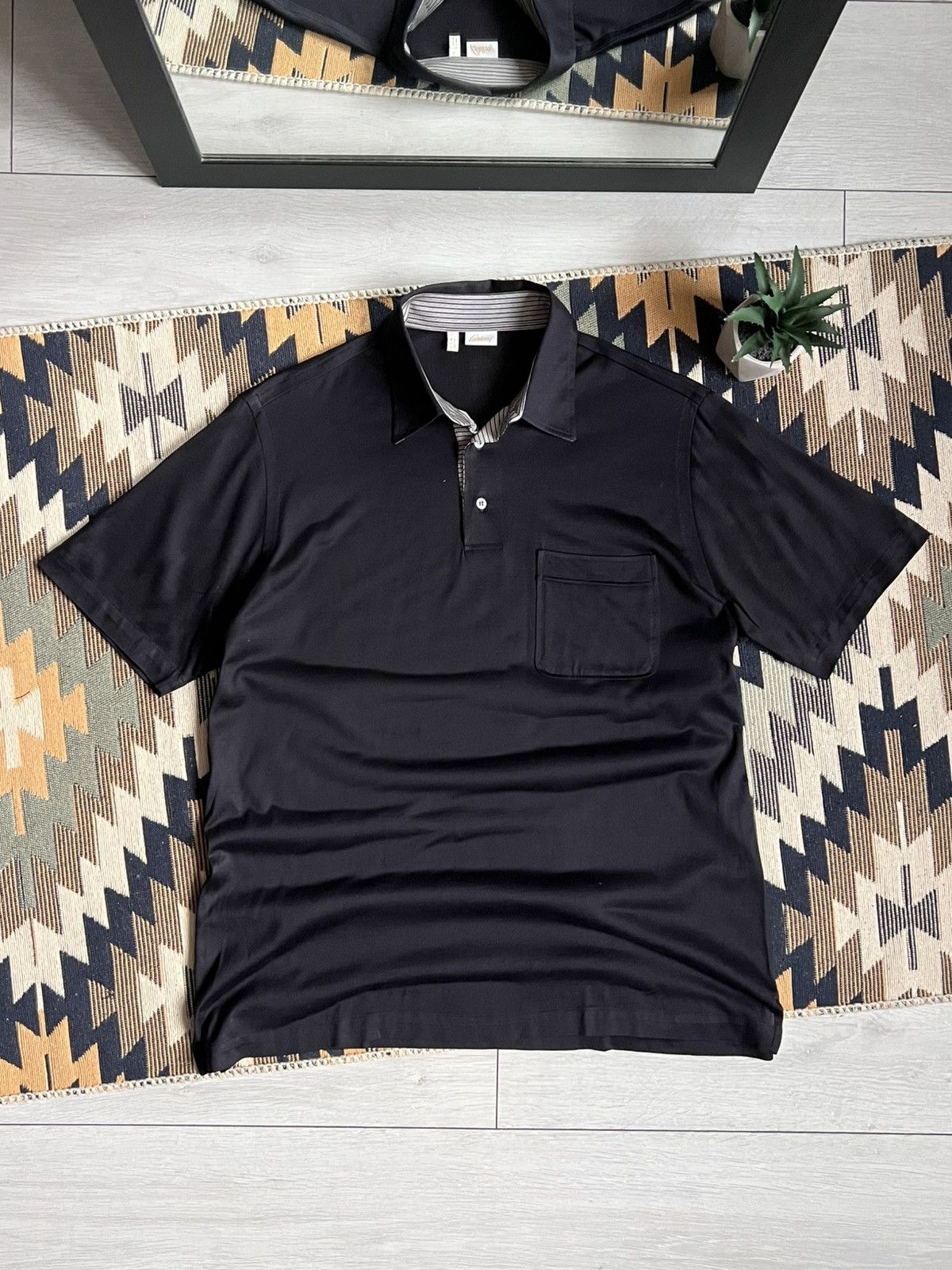 Brioni Brioni Vintage Luxury Silk Polos Size US L / EU 52-54 / 3 - 1 Thumbnail