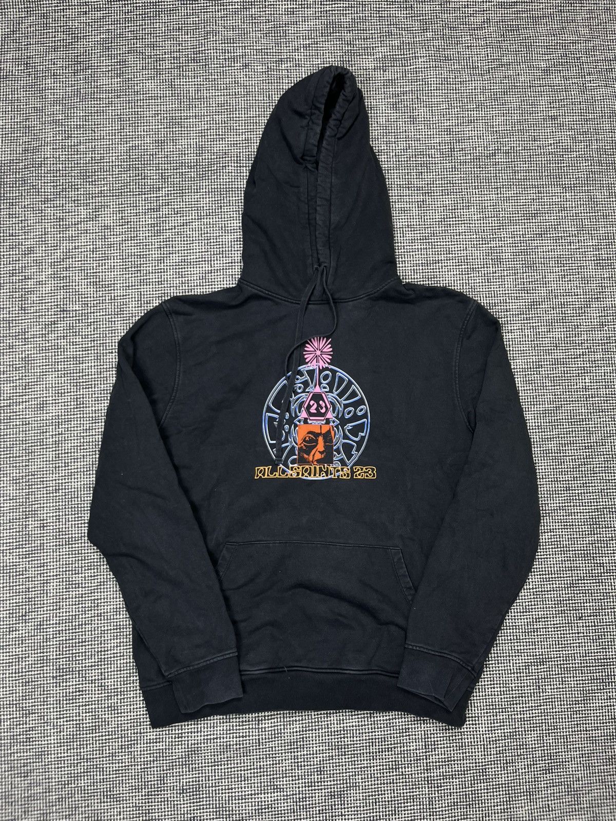 Allsaints Allsaints dimension oth 23 oversized faded hoodie Size US S / EU 44-46 / 1 - 1 Thumbnail