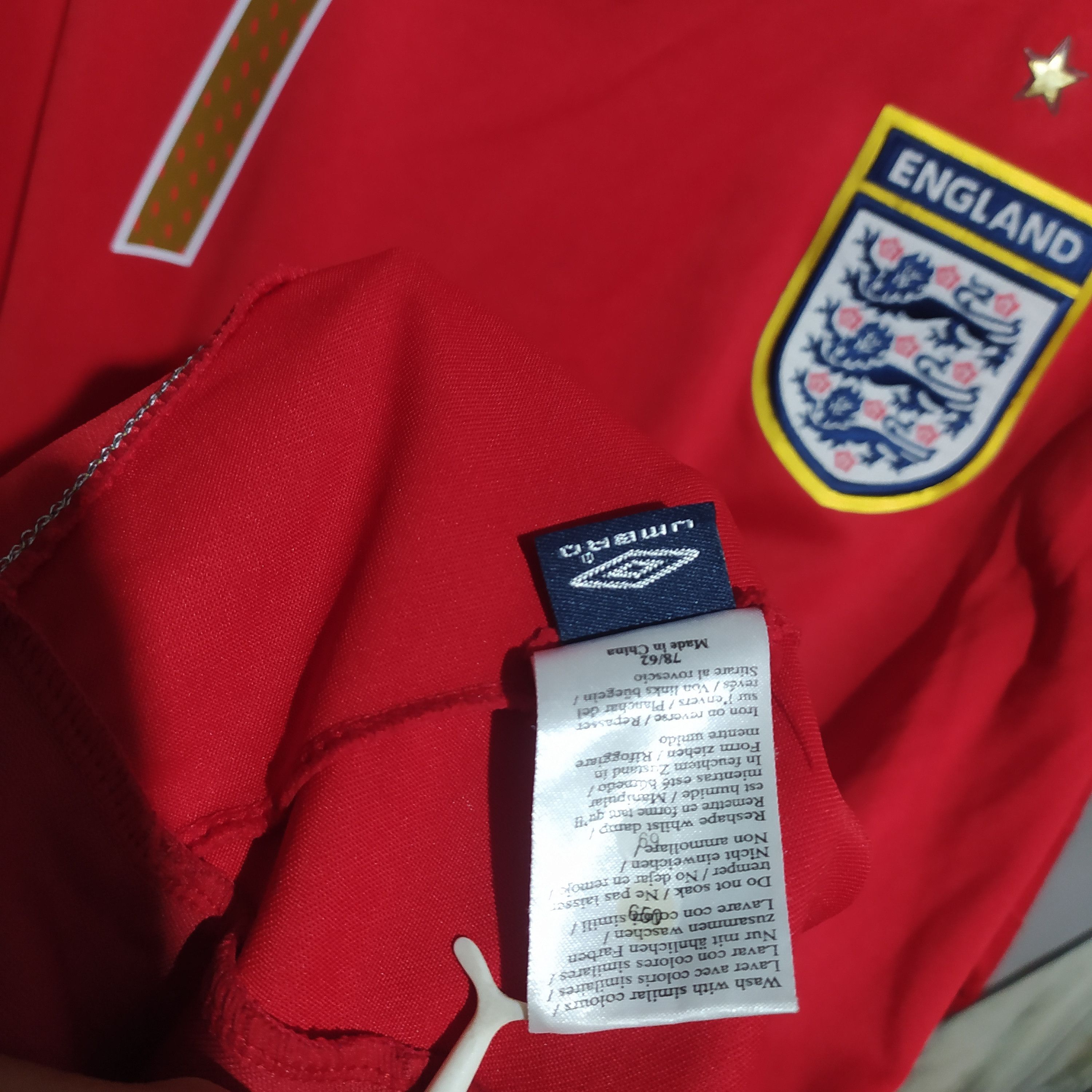Umbro Umbro x England 2006/2008 #7 Beckham Away Jersey Size US L / EU 52-54 / 3 - 17 Thumbnail