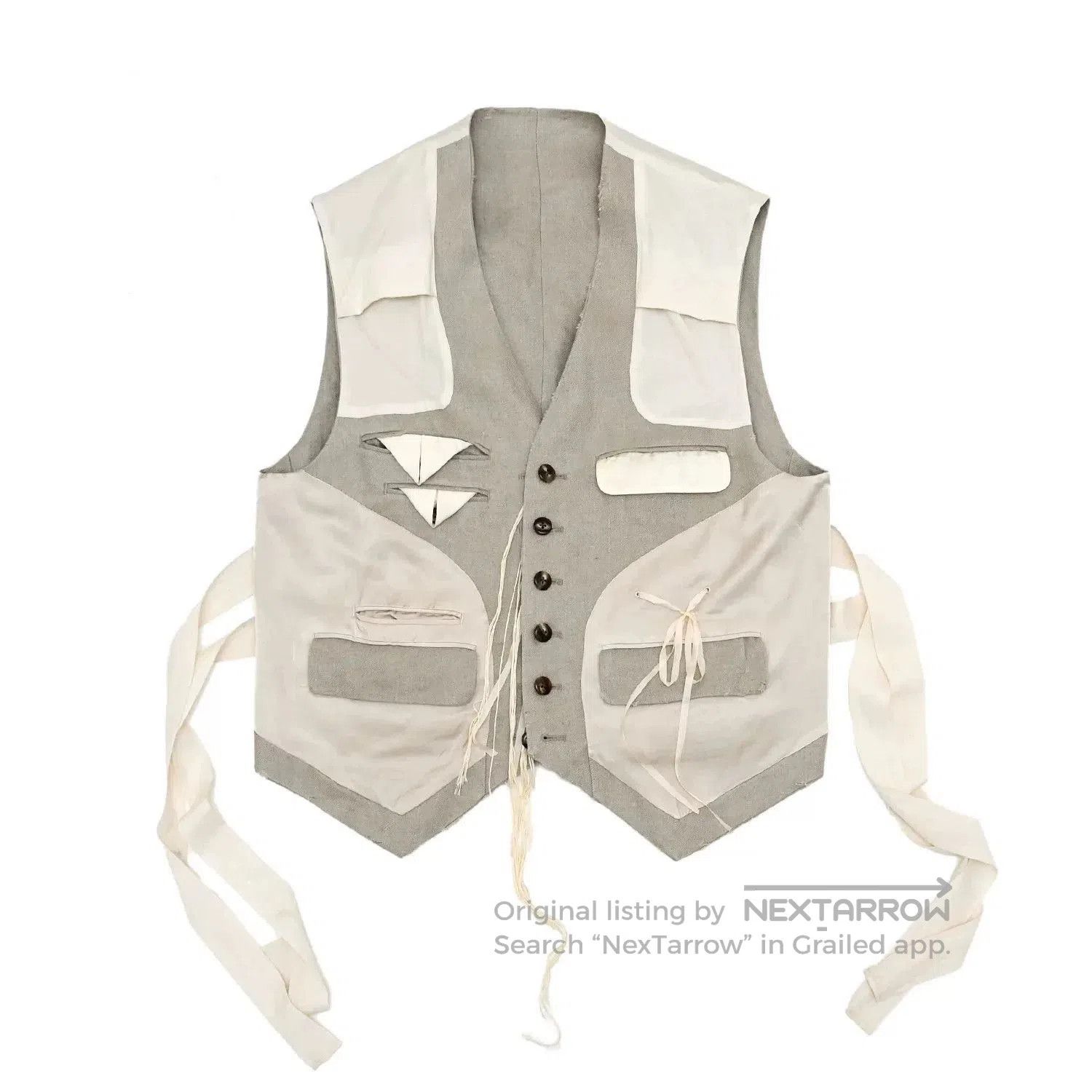 Midorikawa Midorikawa Deconstructed Reversible Vest. Size US M / EU 48-50 / 2 - 6 Thumbnail