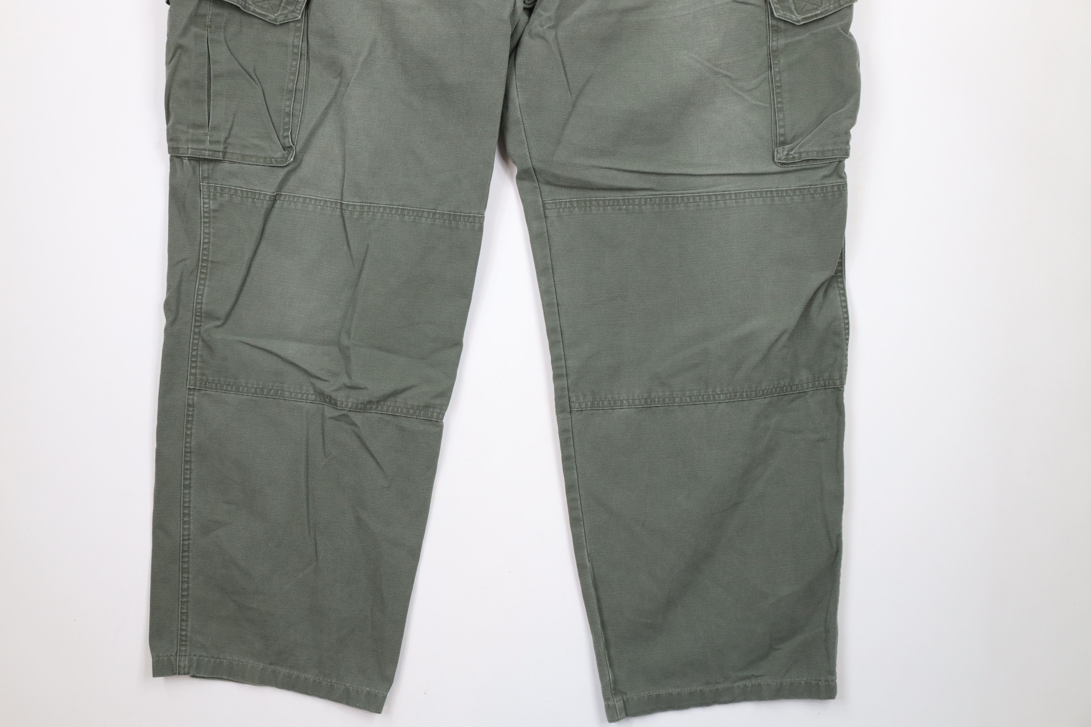 Cabelas × Vintage Vintage Cabelas Knee Wide Leg Canvas Cargo Pants Green Size US 44 / EU 60 - 4 Thumbnail