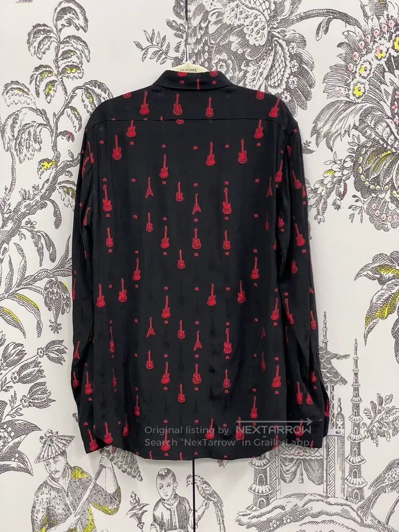 Saint Laurent Paris Saint Laurent Paris size 39 Black Long Sleeve Shirt with R Size US S / EU 44-46 / 1 - 2 Thumbnail