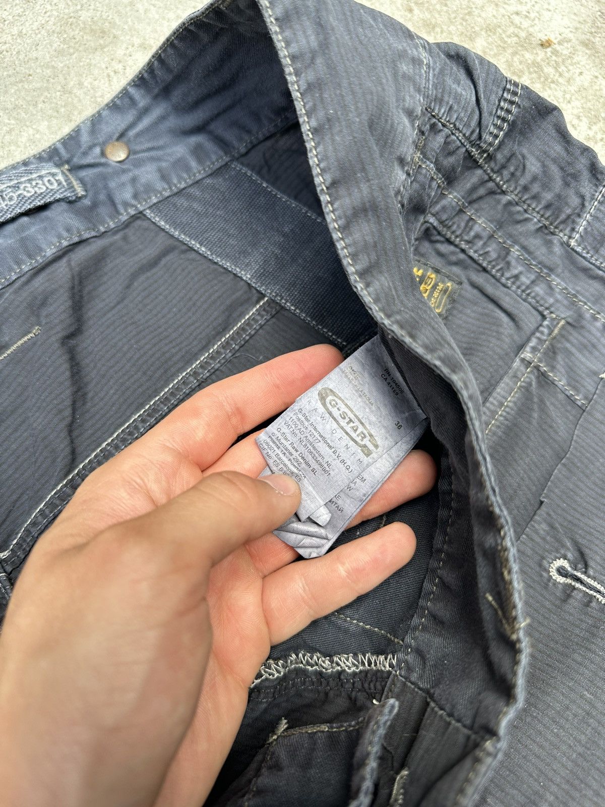G-Star × Vintage Vintage G Star Raw Shorts Size US 36 / EU 52 - 7 Thumbnail