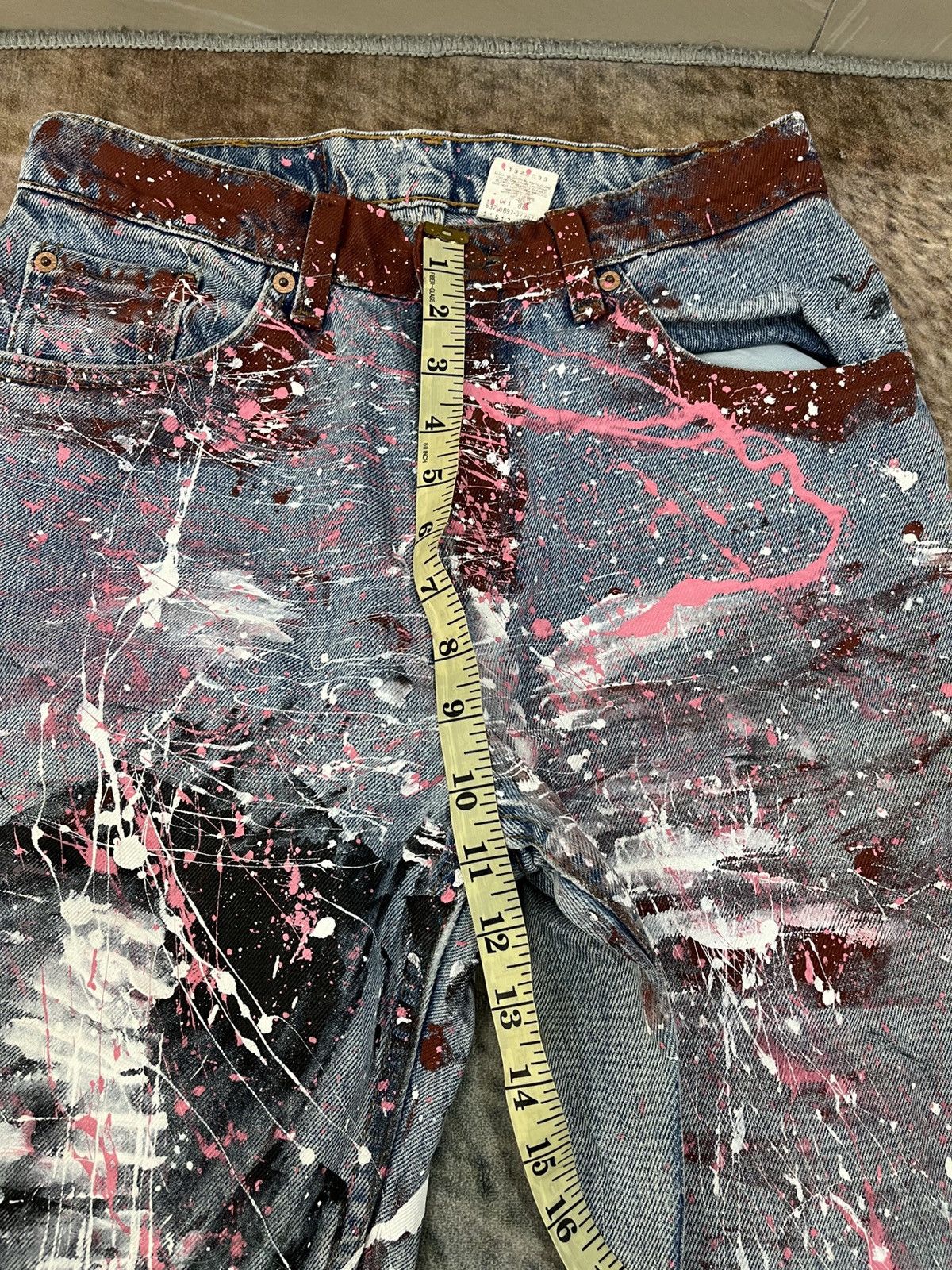 Hysteric Glamour × Levi's Flare 517 With Crazy Distressed Design Size US 28 / EU 44 - 11 Thumbnail