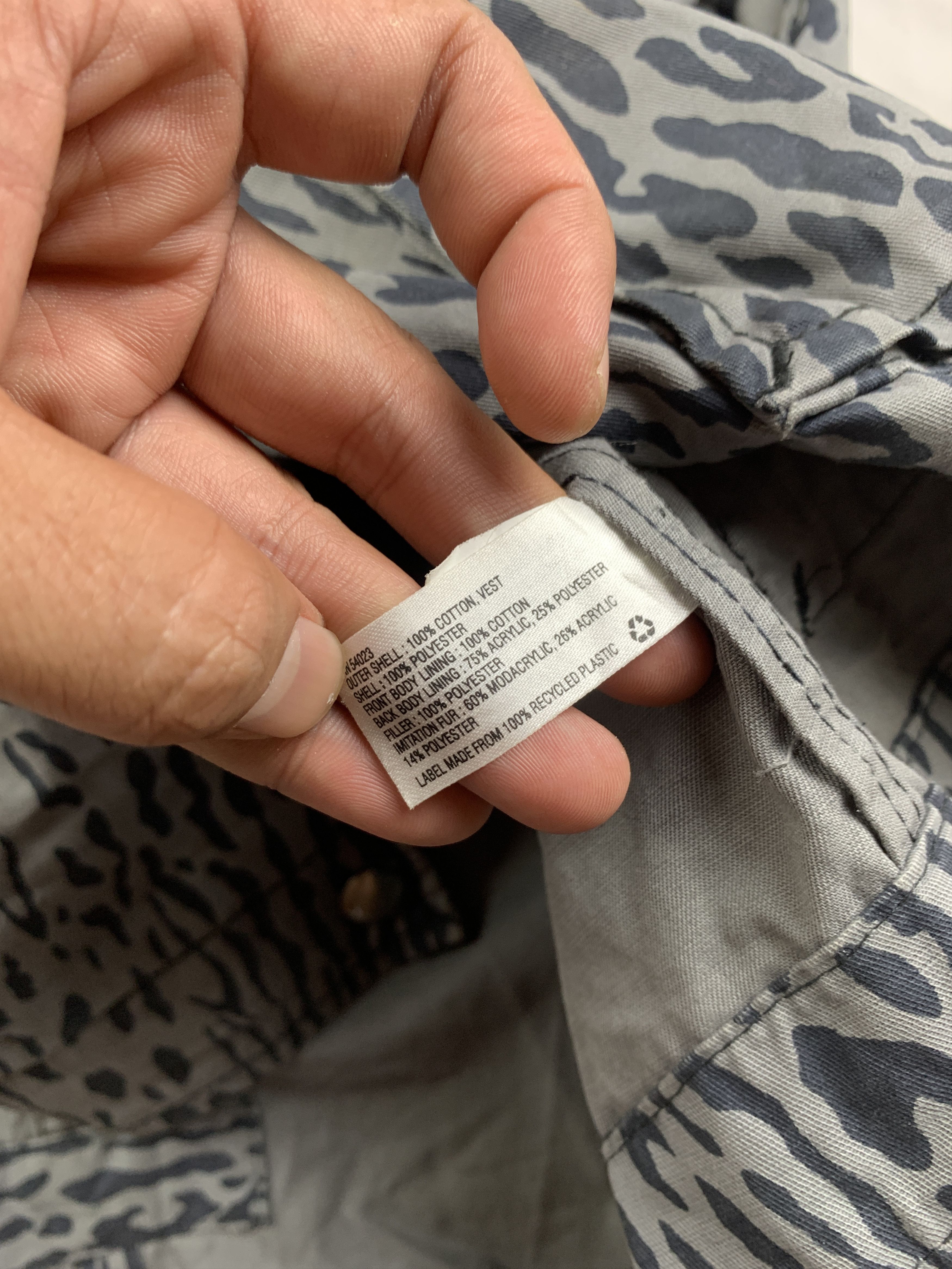Gap GAP Leopard Camo Fishtail Parka (S) Size US S / EU 44-46 / 1 - 9 Thumbnail