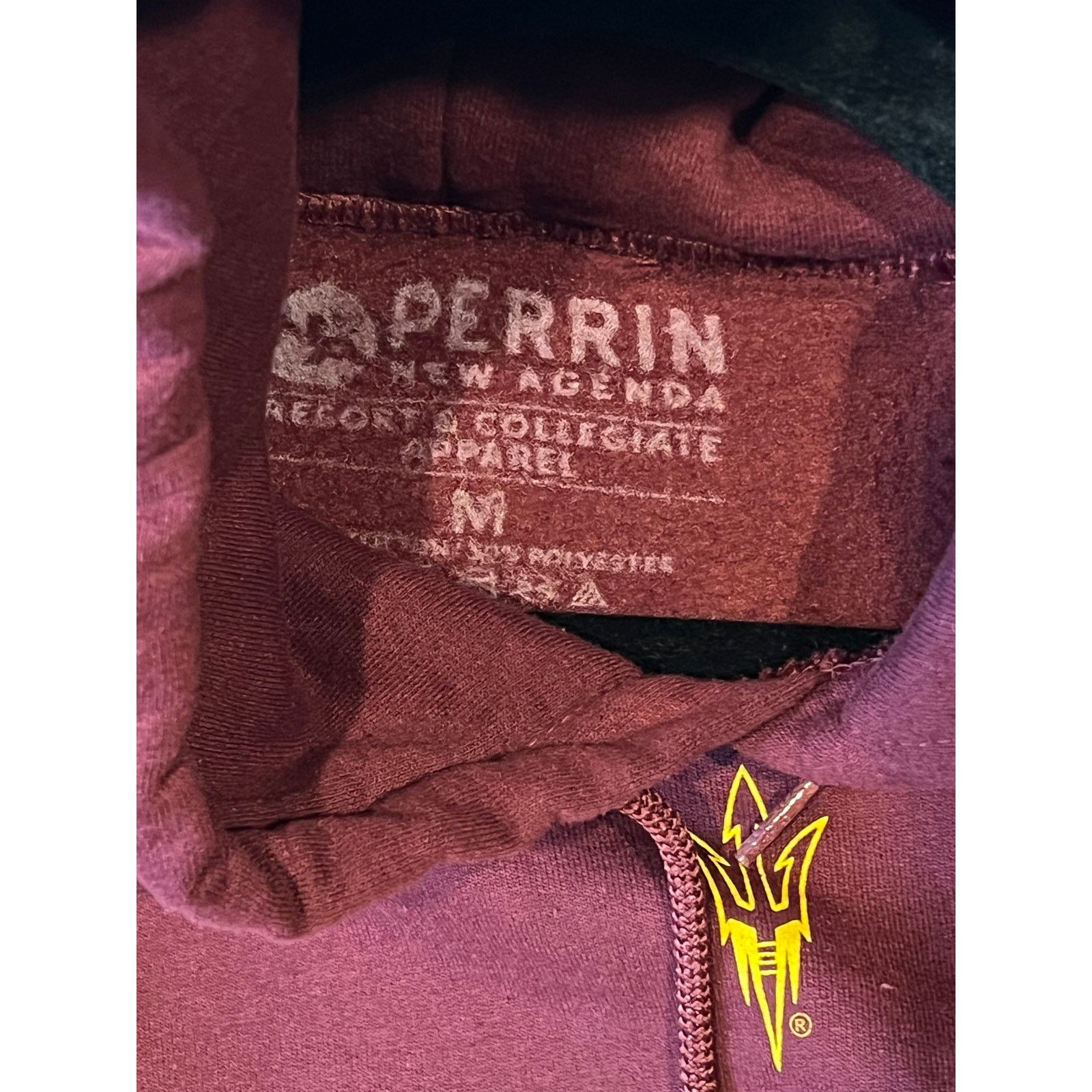Perrin Arizona State Perrin New Agenda Burgundy Hoodie Mens M Size US M / EU 48-50 / 2 - 3 Thumbnail