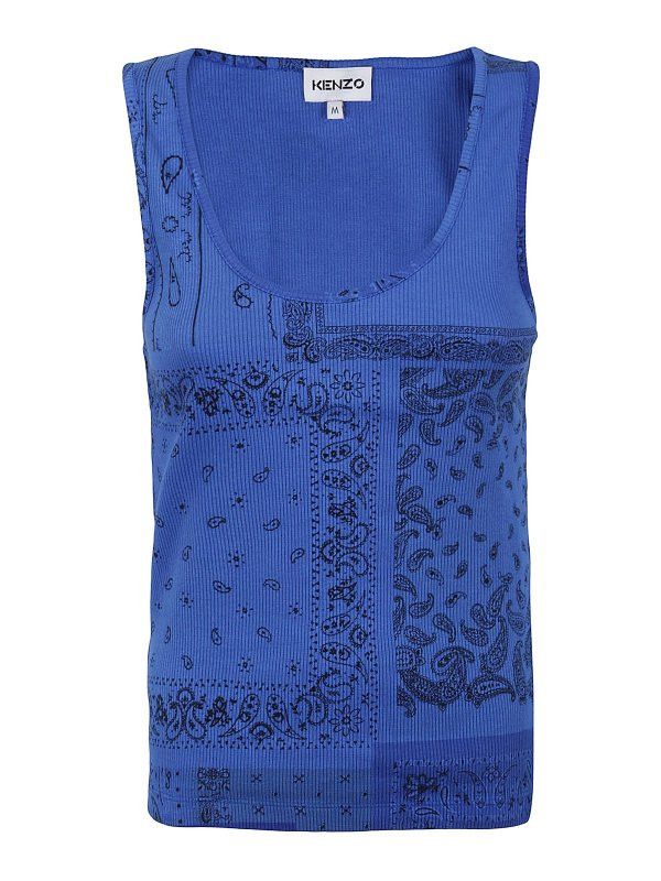 Kenzo o1y1025 Blouse in Blue Size M / US 6-8 / IT 42-44 - 1 Thumbnail