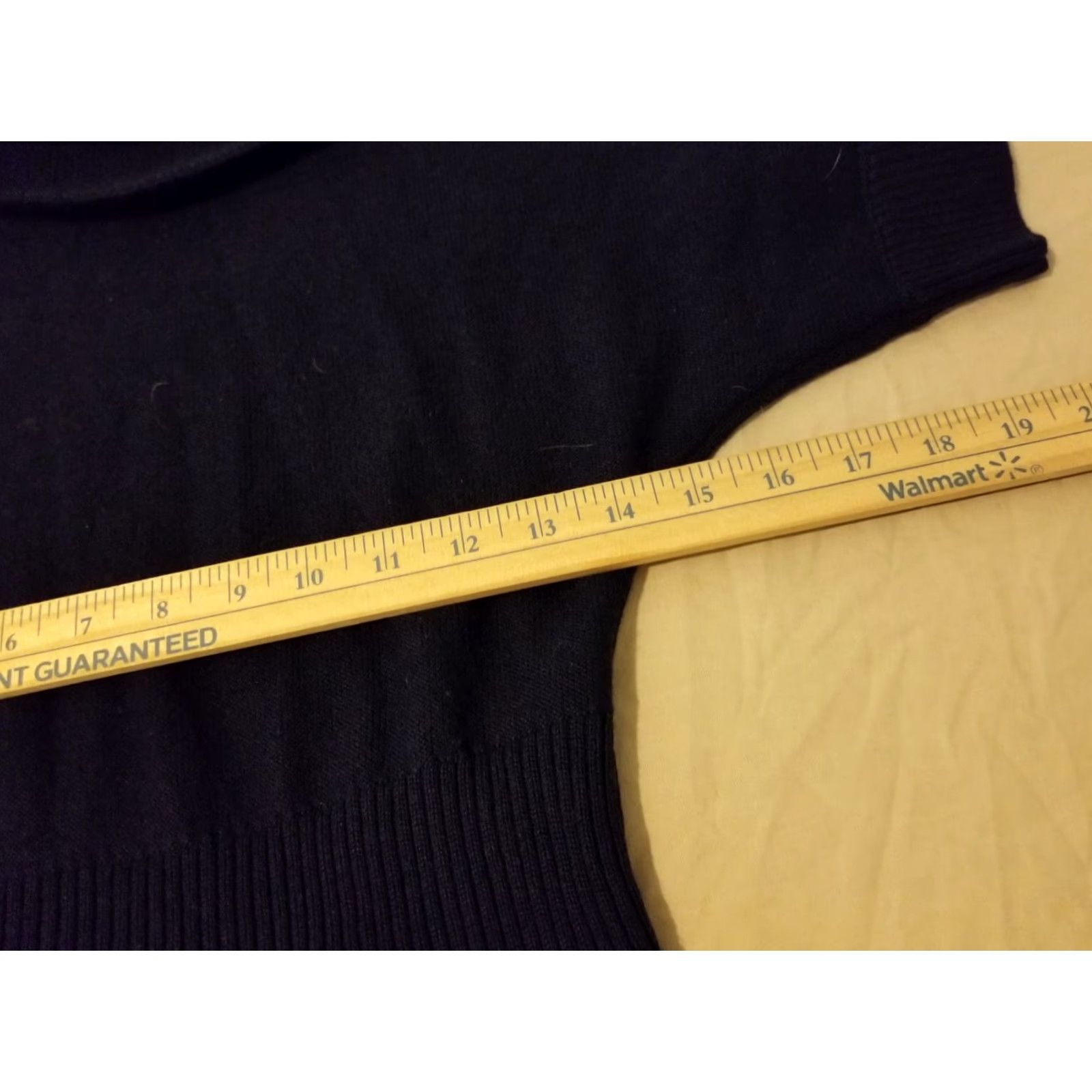Vintage Womens Ann Taylor Wool Dress M Medium Cotton Black A-Line Knee Length Womens Size M / US 6-8 / IT 42-44 - 4 Thumbnail