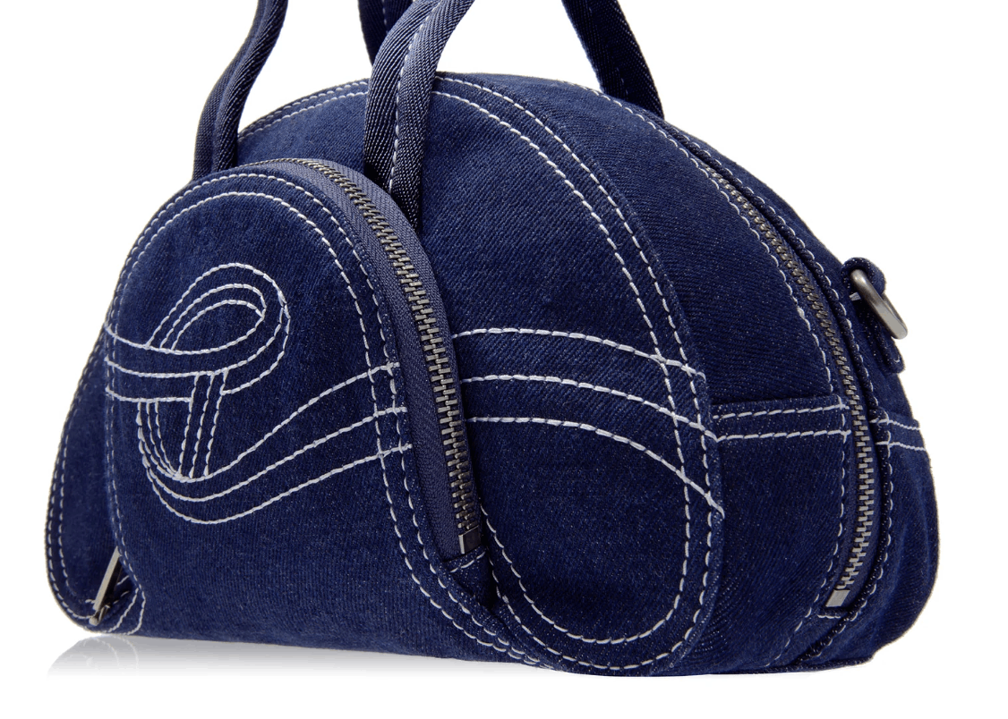 Telfar Small Denim Dumpling - Blue Size ONE SIZE - 8 Thumbnail