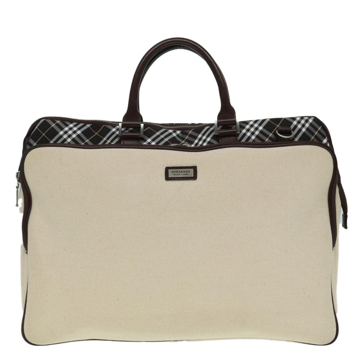 Burberry Nova Check Beige Canvas Handbag (Pre-Owned) Size ONE SIZE - 1 Thumbnail