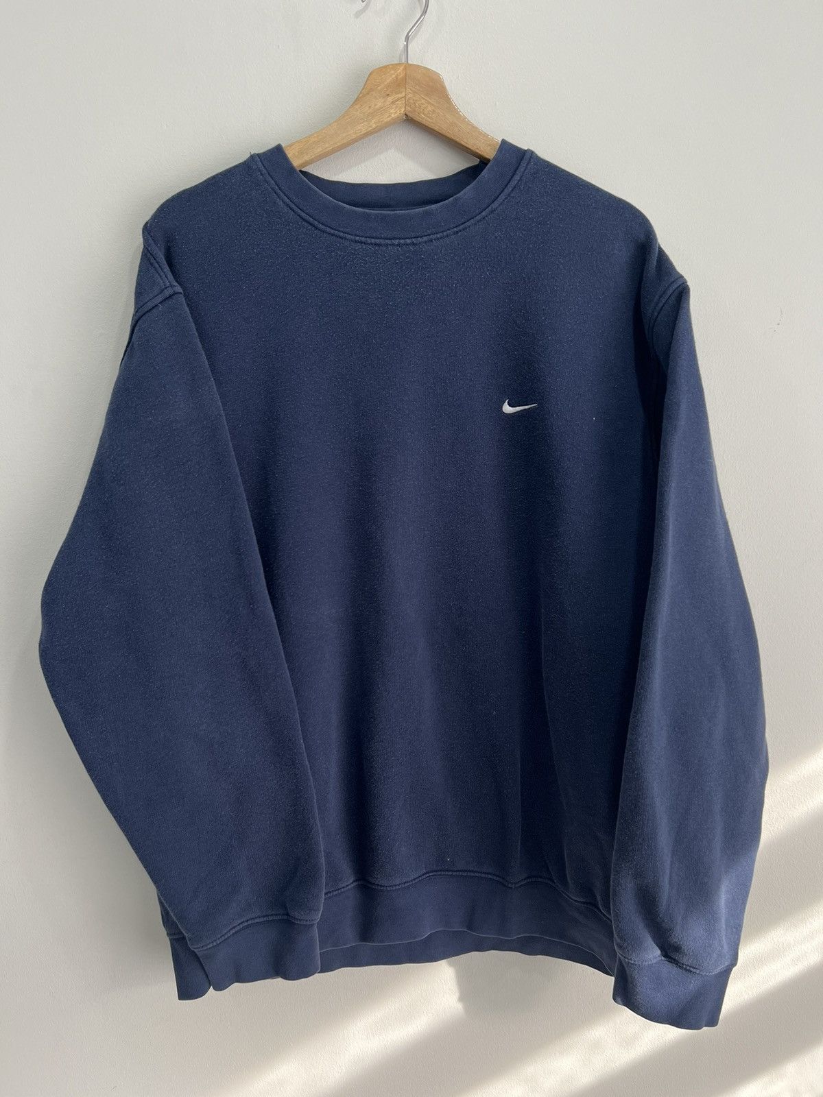 Nike Vintage Nike Sweater Sweatshirt swoosh check Size US XL / EU 56 / 4 - 1 Thumbnail