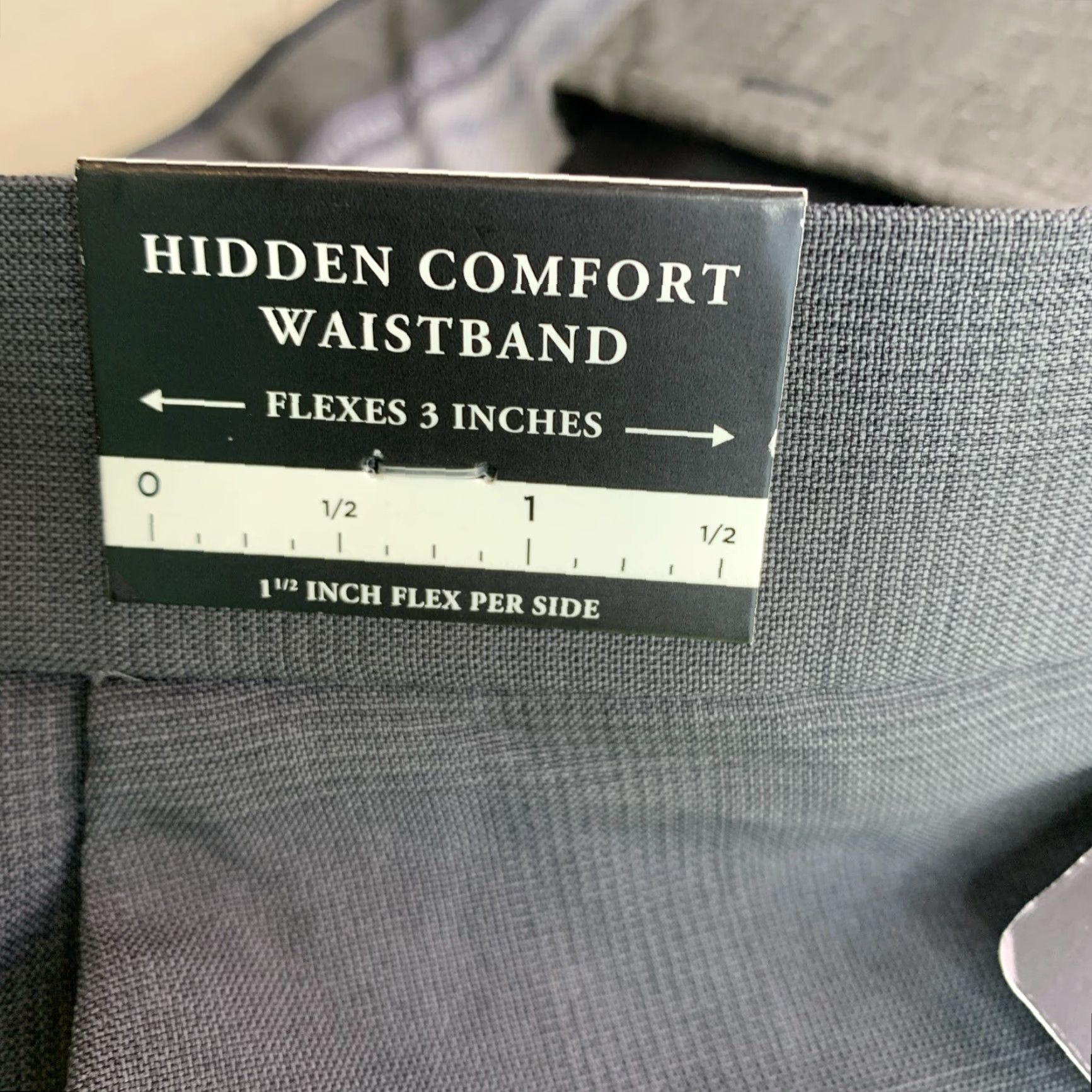 Haggar Haggar Dress Pants Men’s 38x29 Gray NWT-12352) Size US 38 / EU 54 - 7 Thumbnail