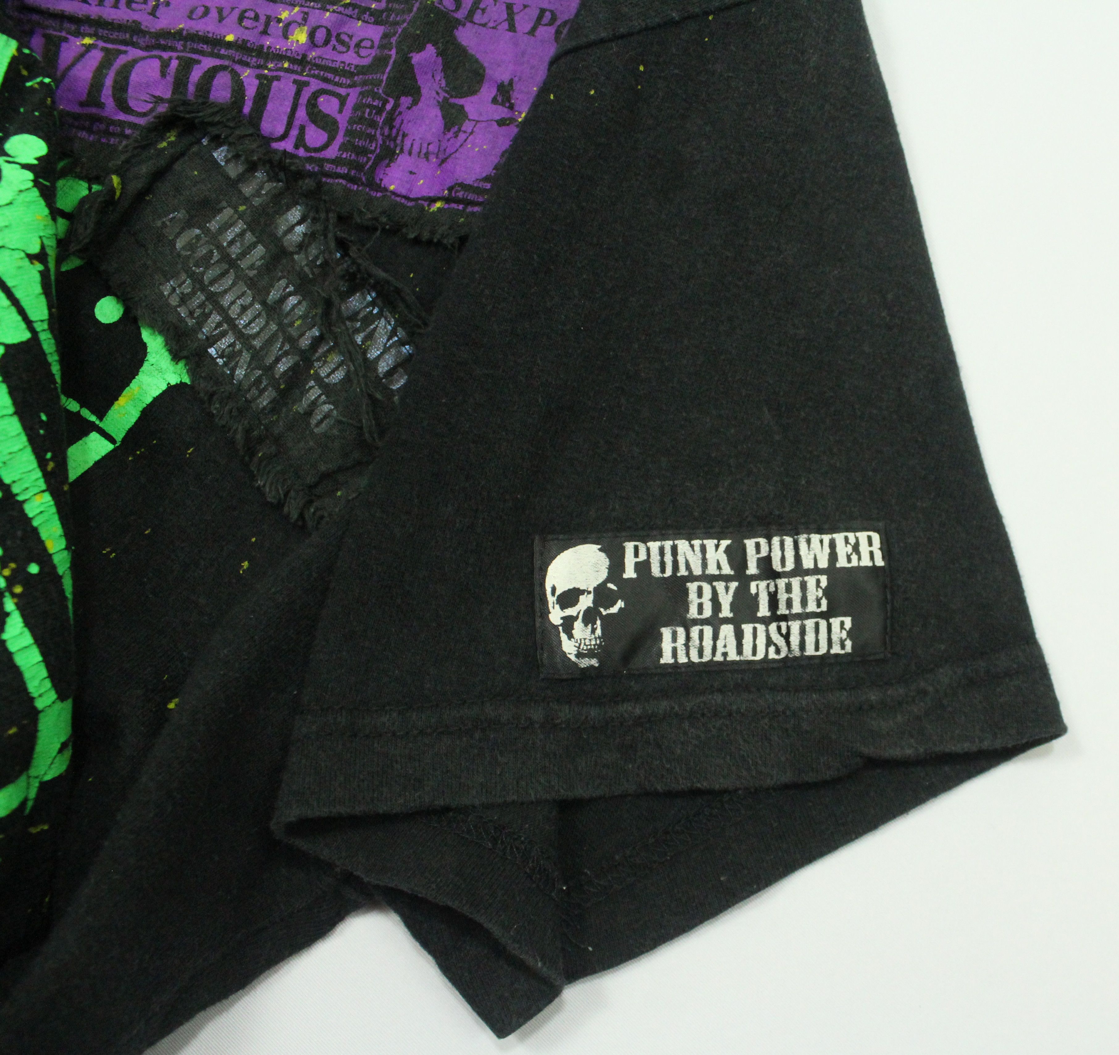 If Six Was Nine × Le Grande Bleu (L.G.B.) × Tornado Mart SEX POT REVENGE T Shirt Punk Style Patches Zipper Size US M / EU 48-50 / 2 - 14 Thumbnail