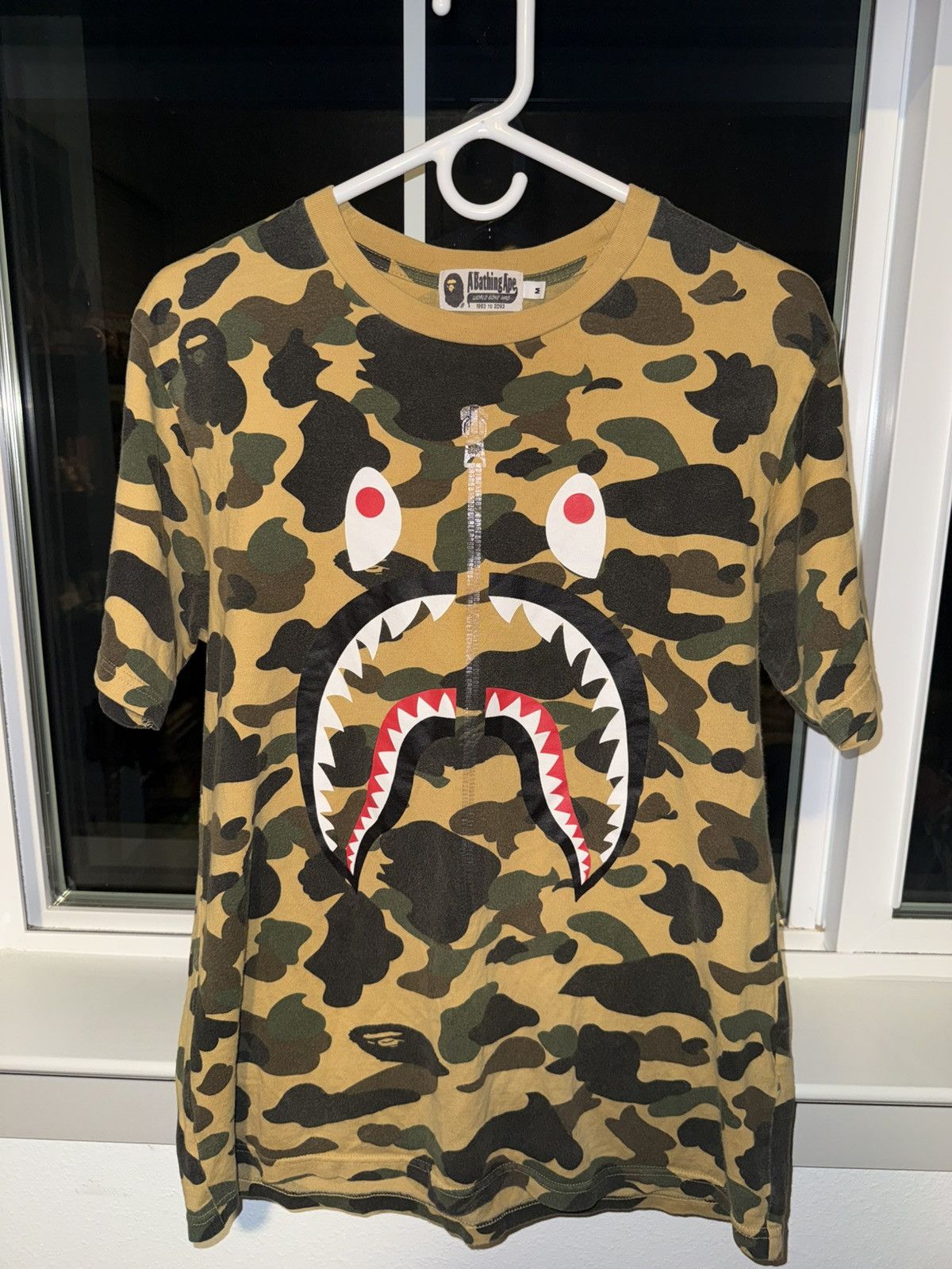 BAPE A bathing Ape Vintage 1st Camo Shark Tee, image size:1200x1600