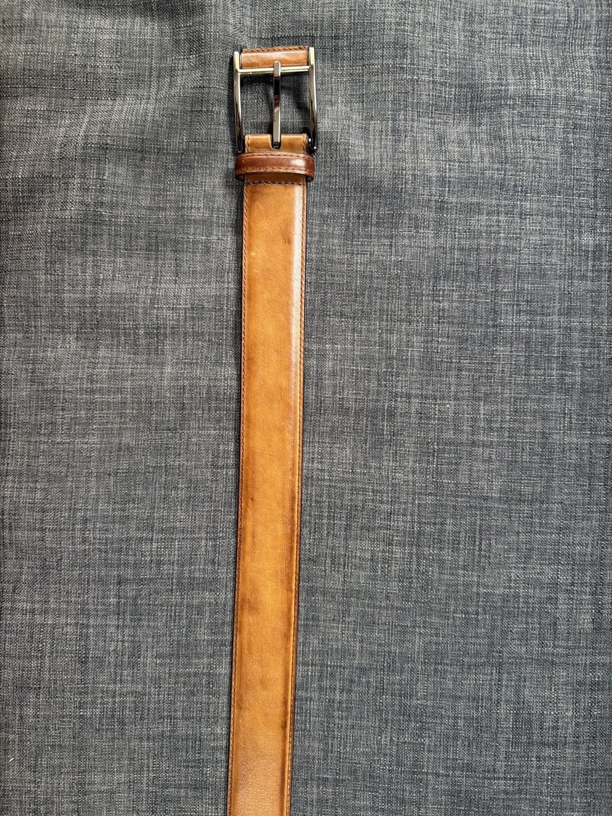 Magnanni Magnanni Catalux Leather Belt - 1510 - Cuero Brown - Size 38 Size 38 - 6 Thumbnail