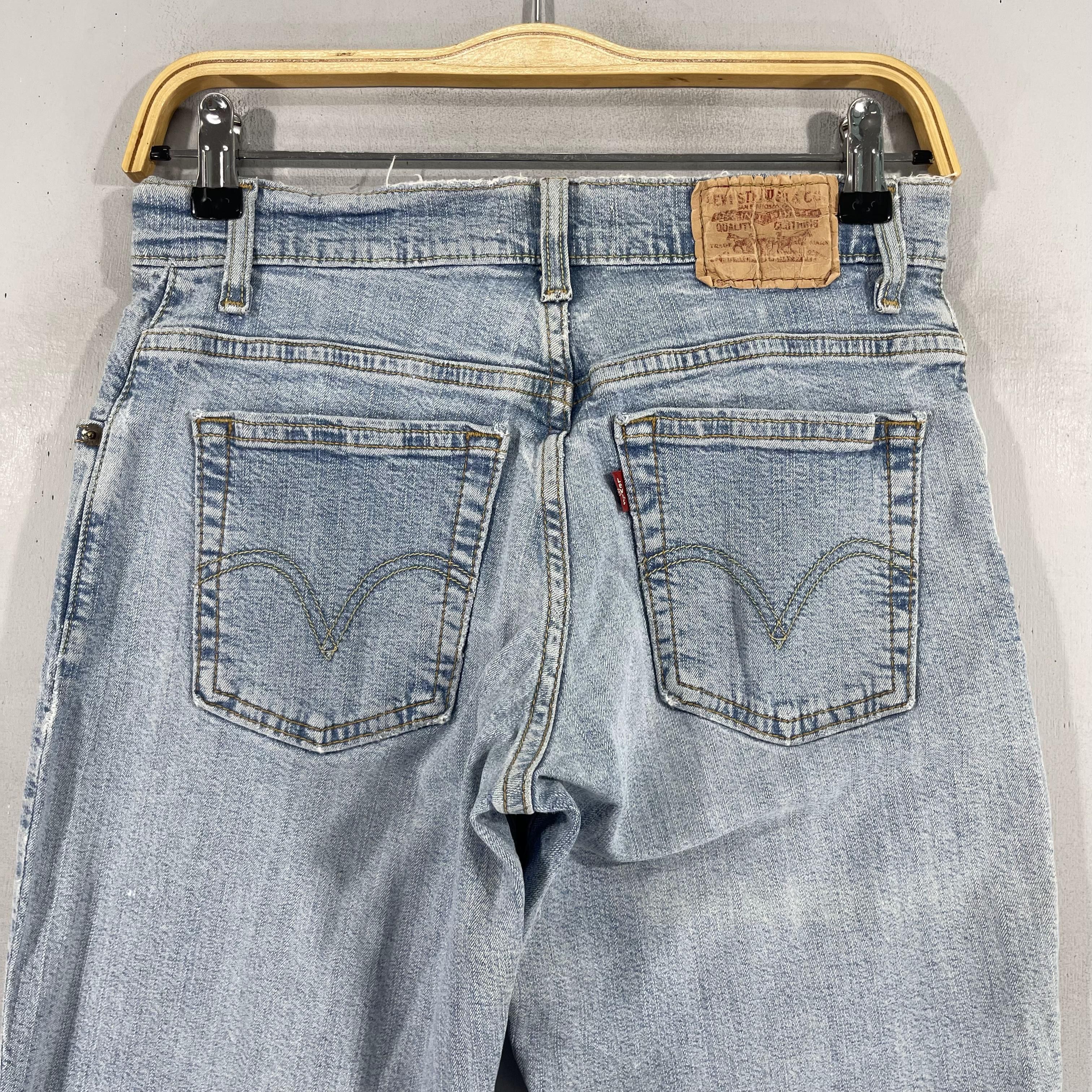 Levi's × Vintage Size 28 Vintage Distressed Levis 550 Relaxed Bootcut Jeans Size 28" / US 6 / IT 42 - 6 Thumbnail