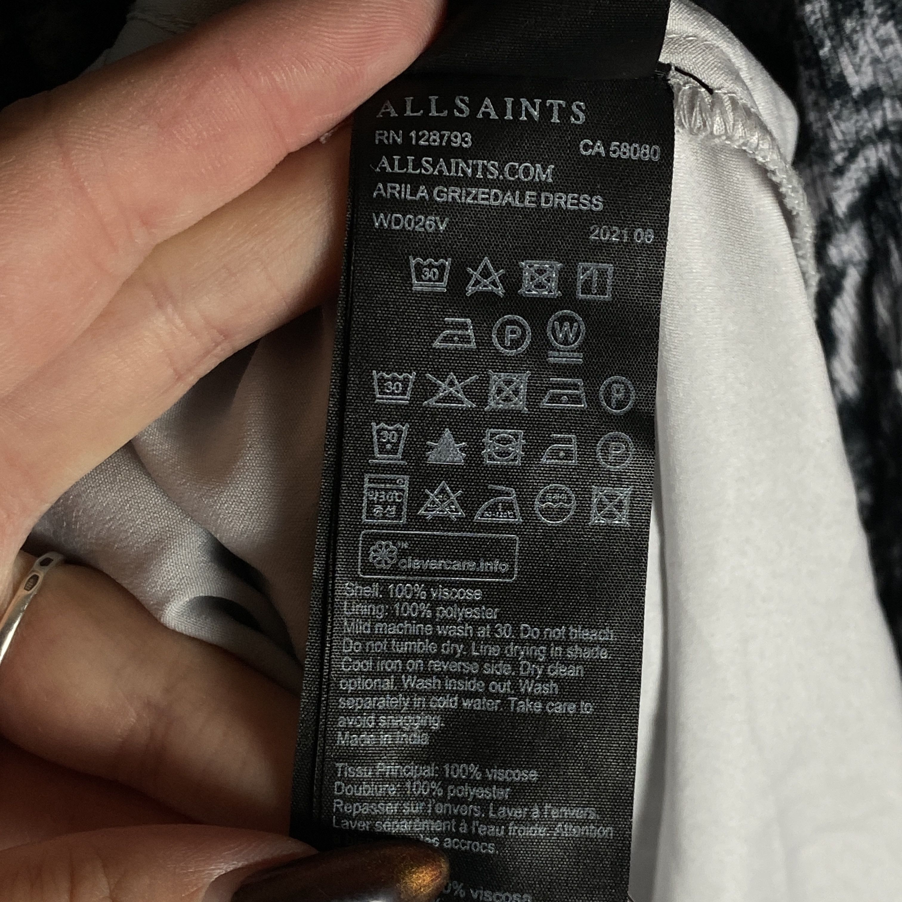 Allsaints Allsaints Women's Dress Animal Print Size US 4 Long Sleeve Size S / US 4 / IT 40 - 7 Thumbnail