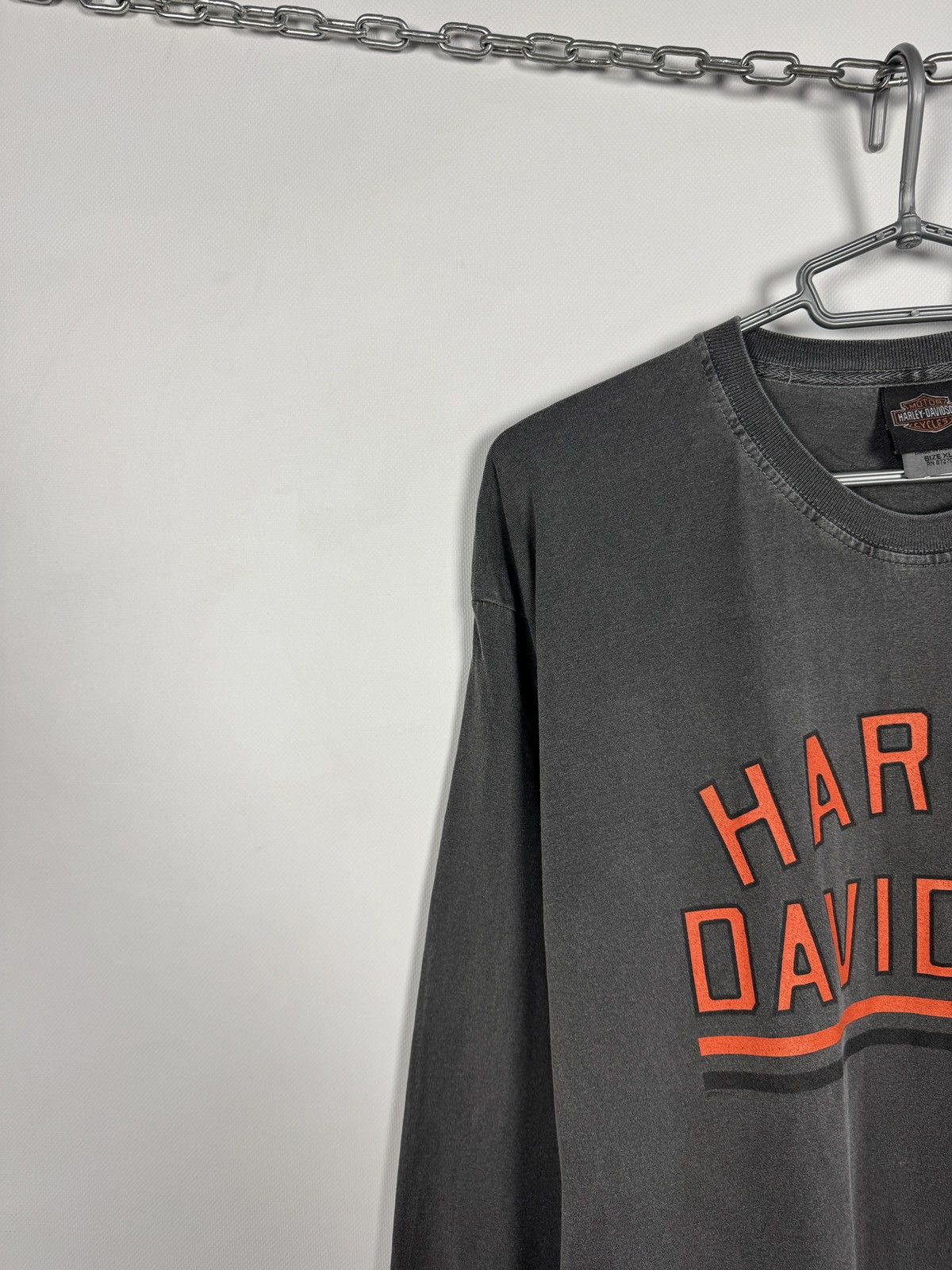 Harley Davidson Vintage Harley Davidson Racing Long Sleeve T-Shirt Moto XL Size US XL / EU 56 / 4 - 3 Thumbnail