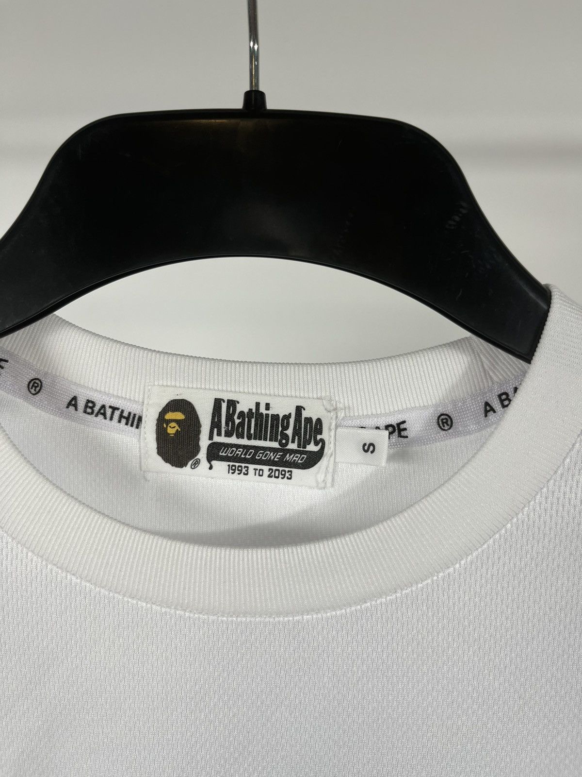 Bape BAPE A Bathing Ape White Purple Gradient Jersey Tee Size S Size US S / EU 44-46 / 1 - 4 Thumbnail