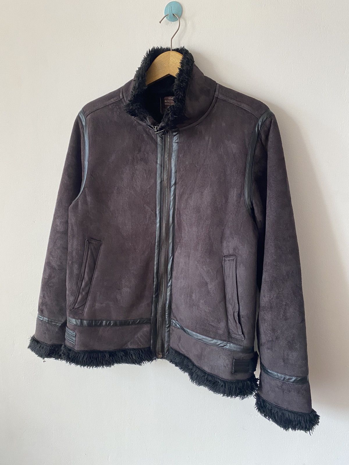 14th Addiction × If Six Was Nine × In The Attic Japanese Brand Roushatte Suede Sherpa Jacket Size US M / EU 48-50 / 2 - 2 Thumbnail