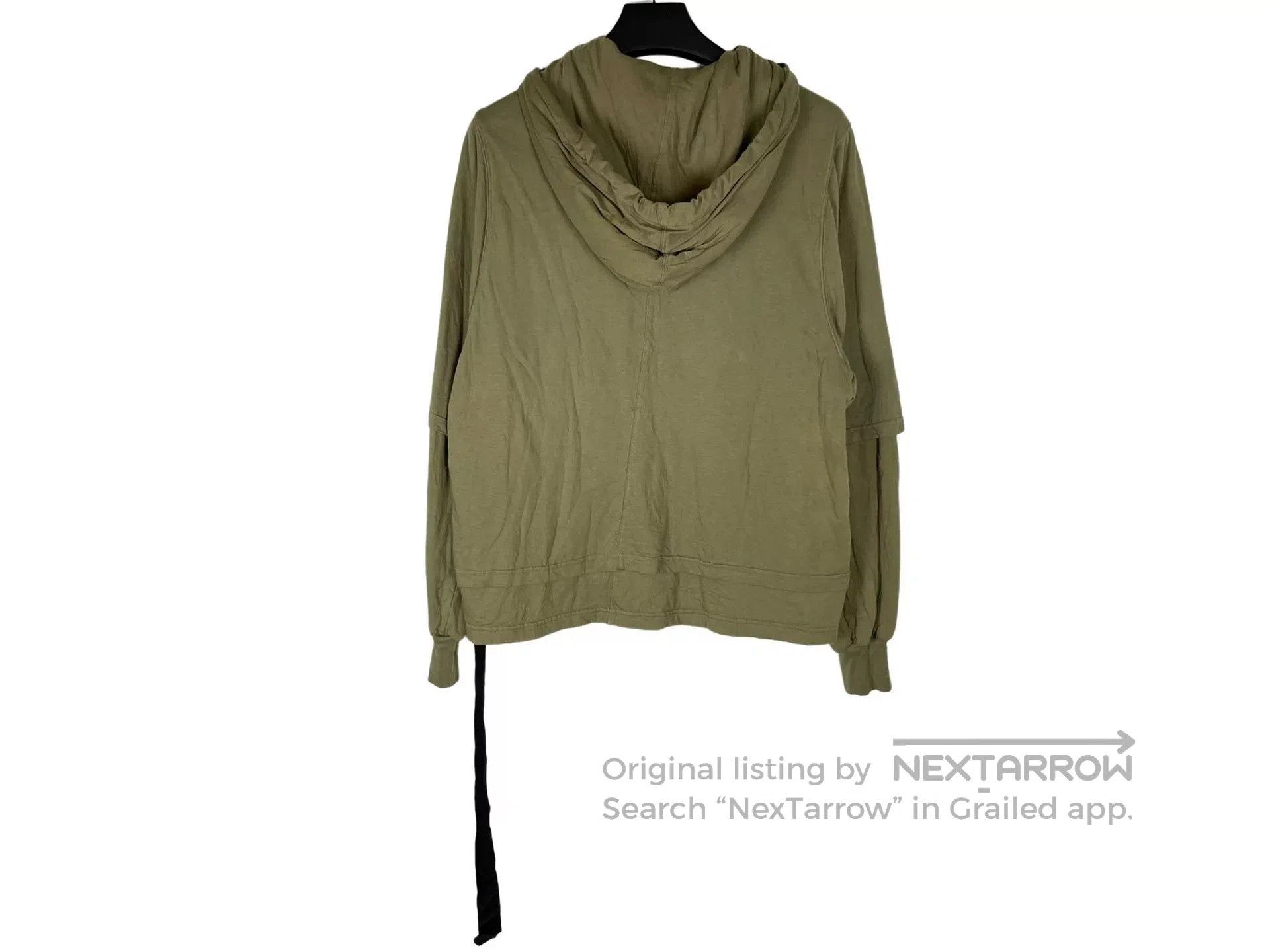 Rick Owens Drkshdw Rick Owens DRKSHDW Layered Hooded Jacket. Size US M / EU 48-50 / 2 - 2 Thumbnail