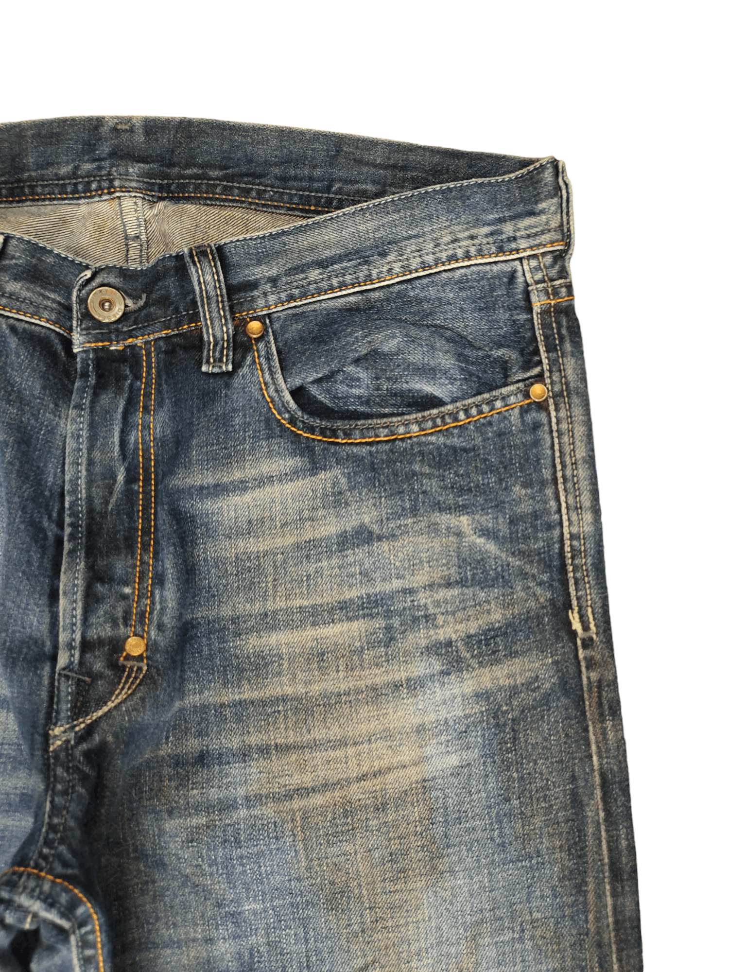 Diesel Loose Jeans Diesel D Logo Distress Faded Denim Y2k Size US 33 - 11 Thumbnail