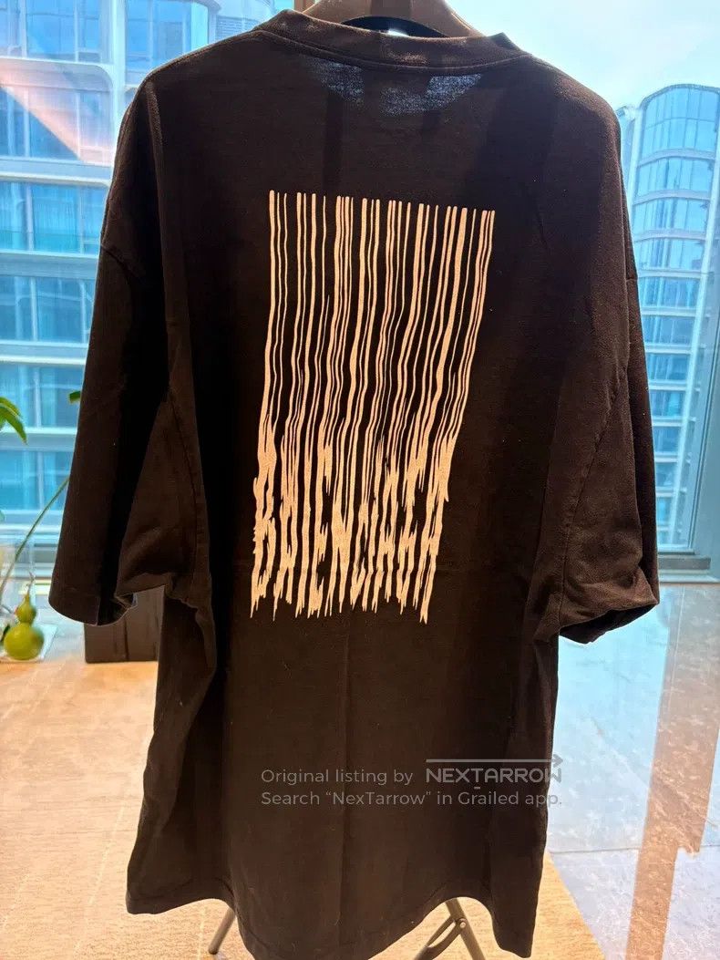 Balenciaga Balenciaga Waterfall Short Sleeve Black Size US XXS / EU 40 - 2 Thumbnail