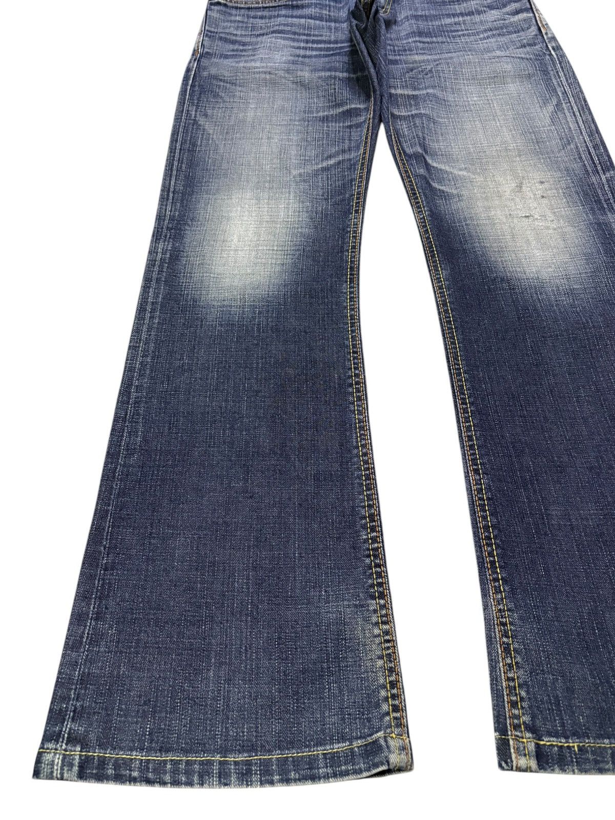 Edwin × Japanese Brand Vintage Japanese Edwin Faded Mud Wash Bootcut Jeans Size US 32 / EU 48 - 6 Thumbnail