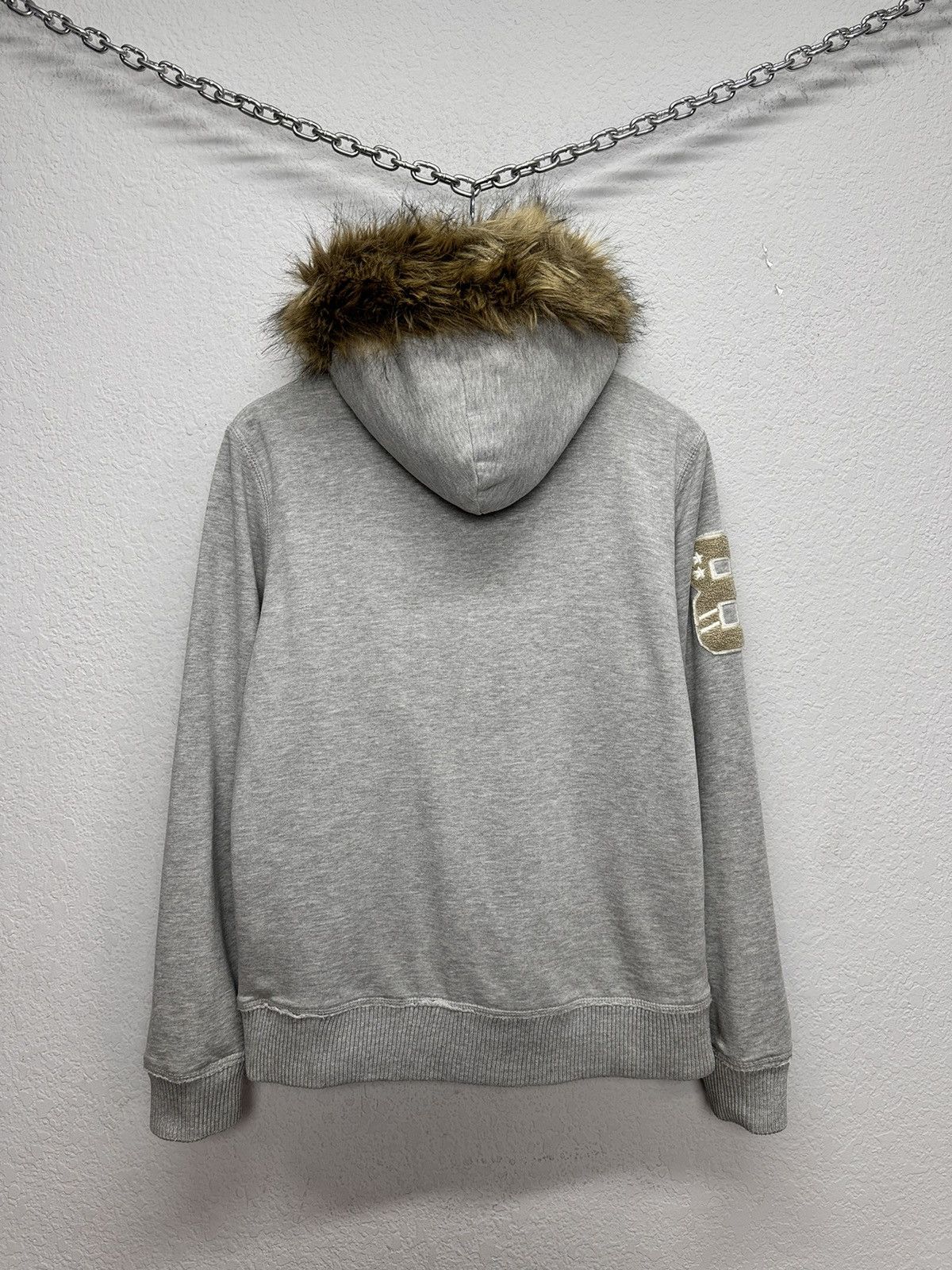 Marithe + Francois Girbaud Vintage Army Military Fur Hood Jacket Y2K Utility Cropped Size US M / EU 48-50 / 2 - 9 Thumbnail